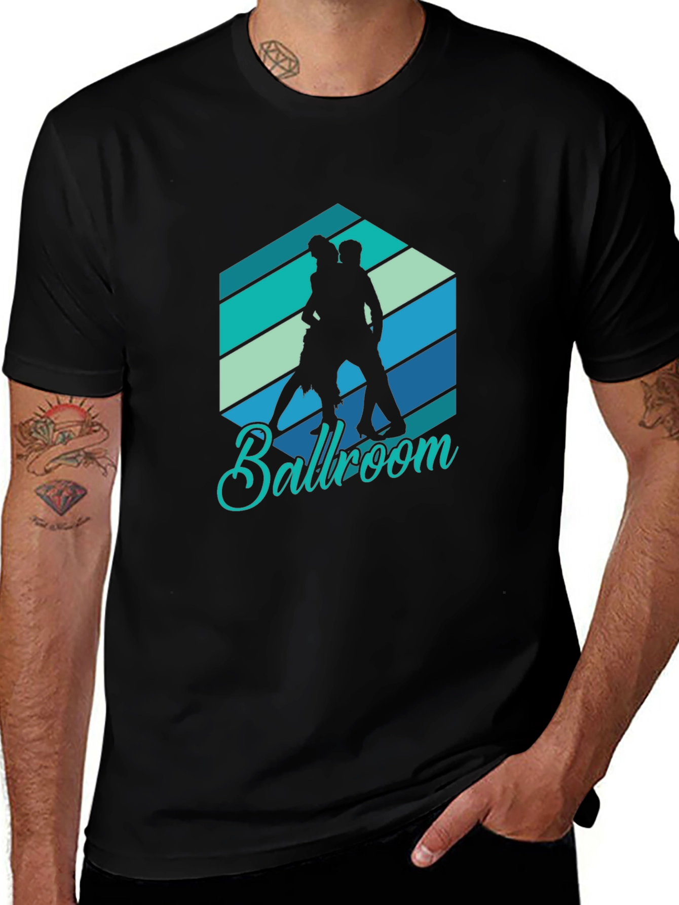 Ballroom Dancing Graphic Tee - Retro Style