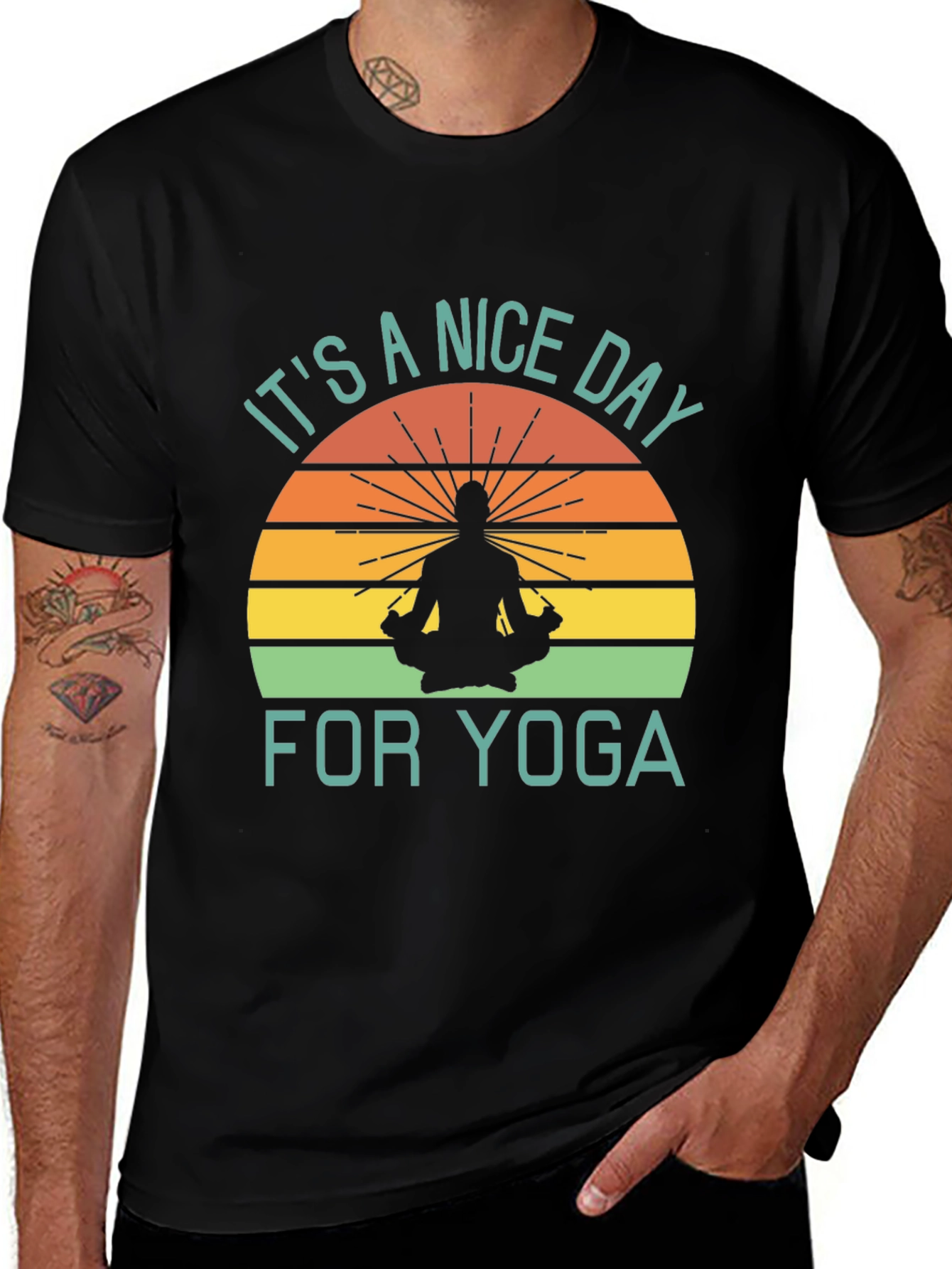 Variant 2 of Yoga Day T-Shirt