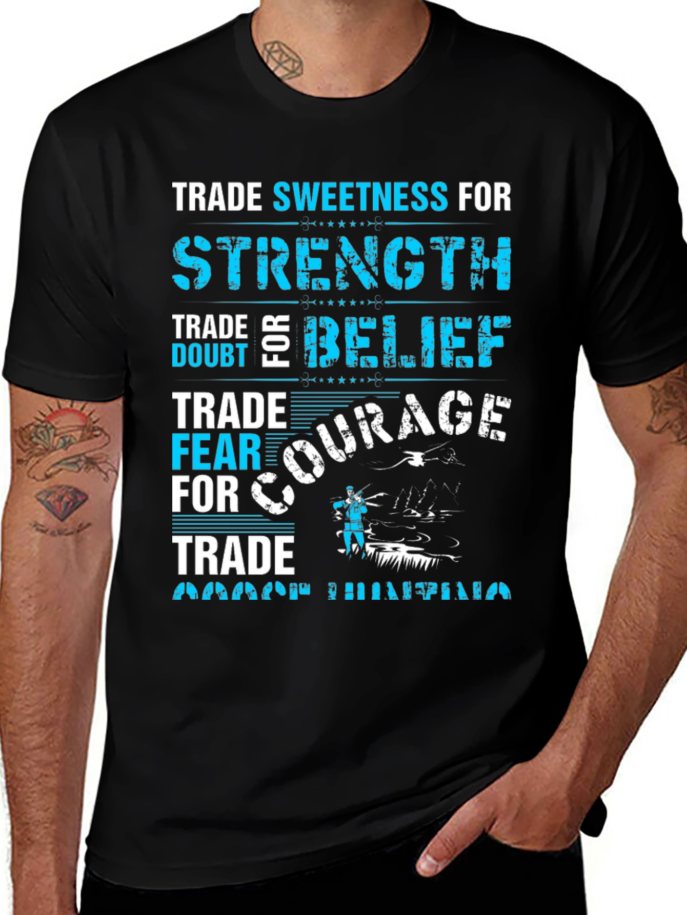 Variant 28 of Trade Sweetness For Strength Graphic Tee