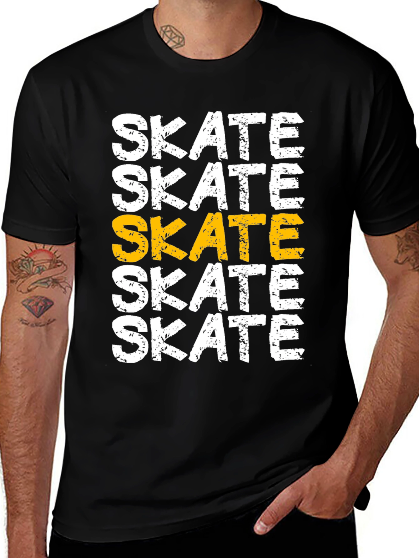 Variant 6 of Skate Graphic T-Shirt - Cool Casual Tee