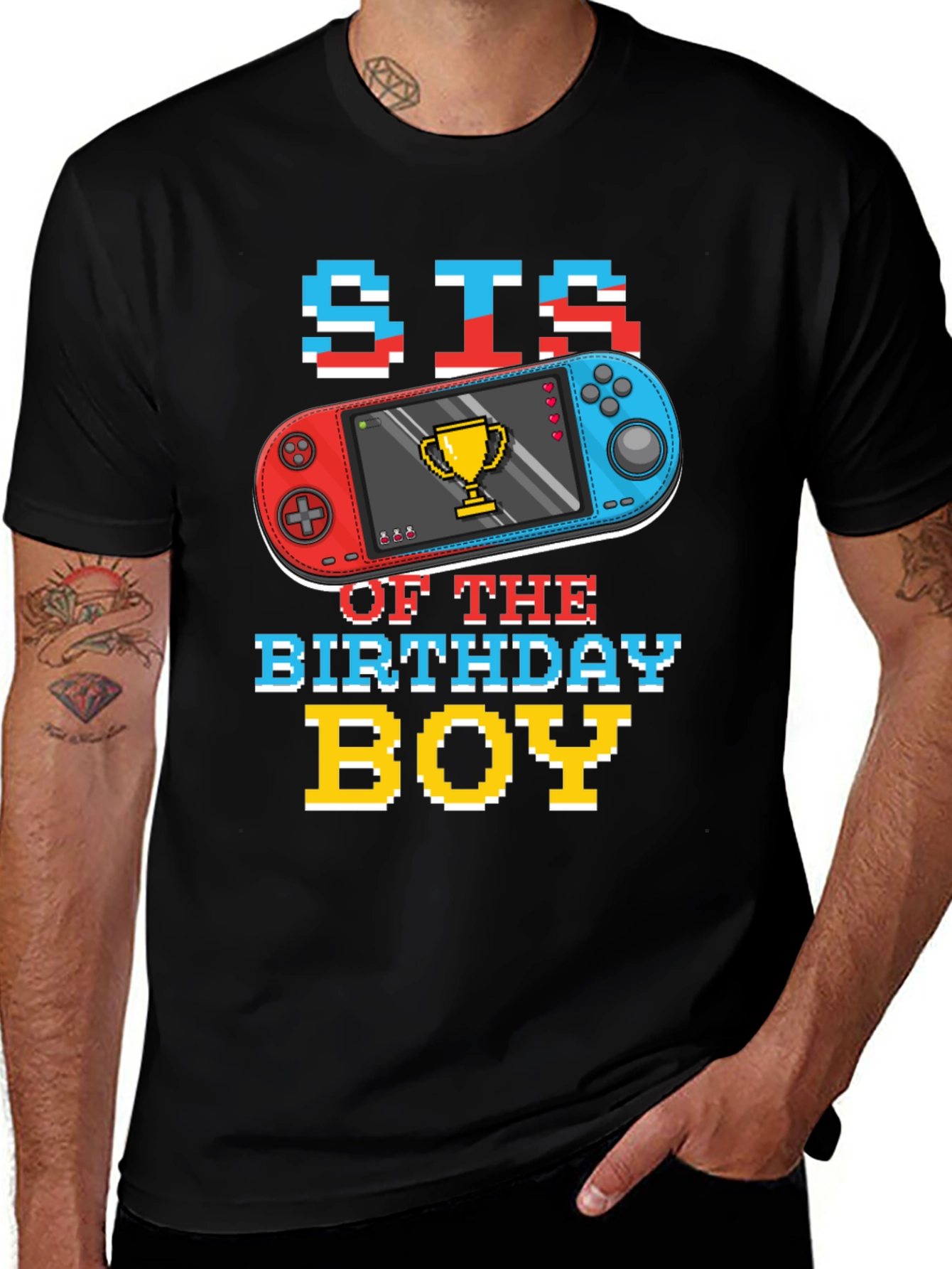 Variant 19 of Birthday Gamer T-Shirt
