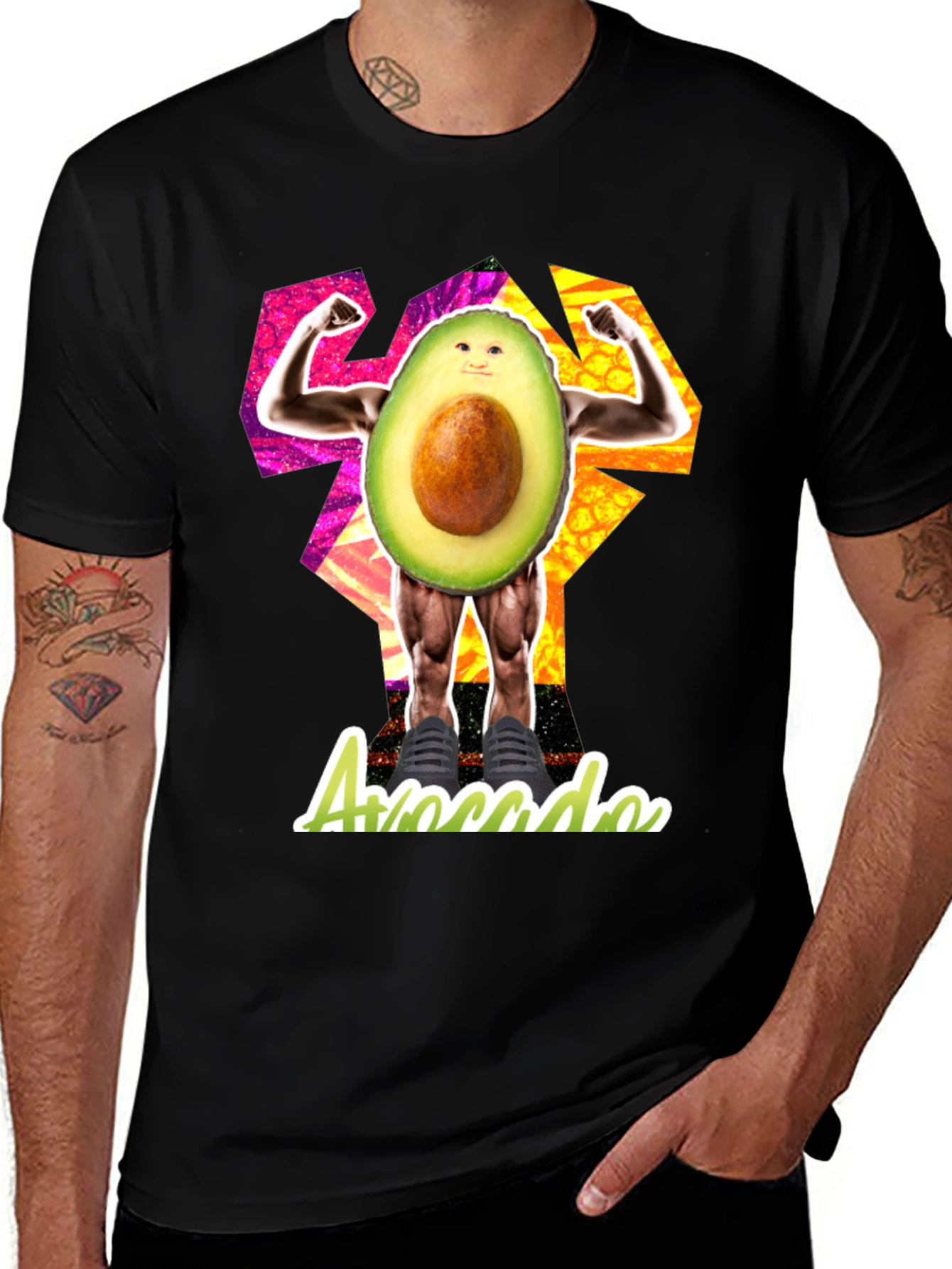 Variant 25 of Avocado Gym Rat Graphic T-Shirt