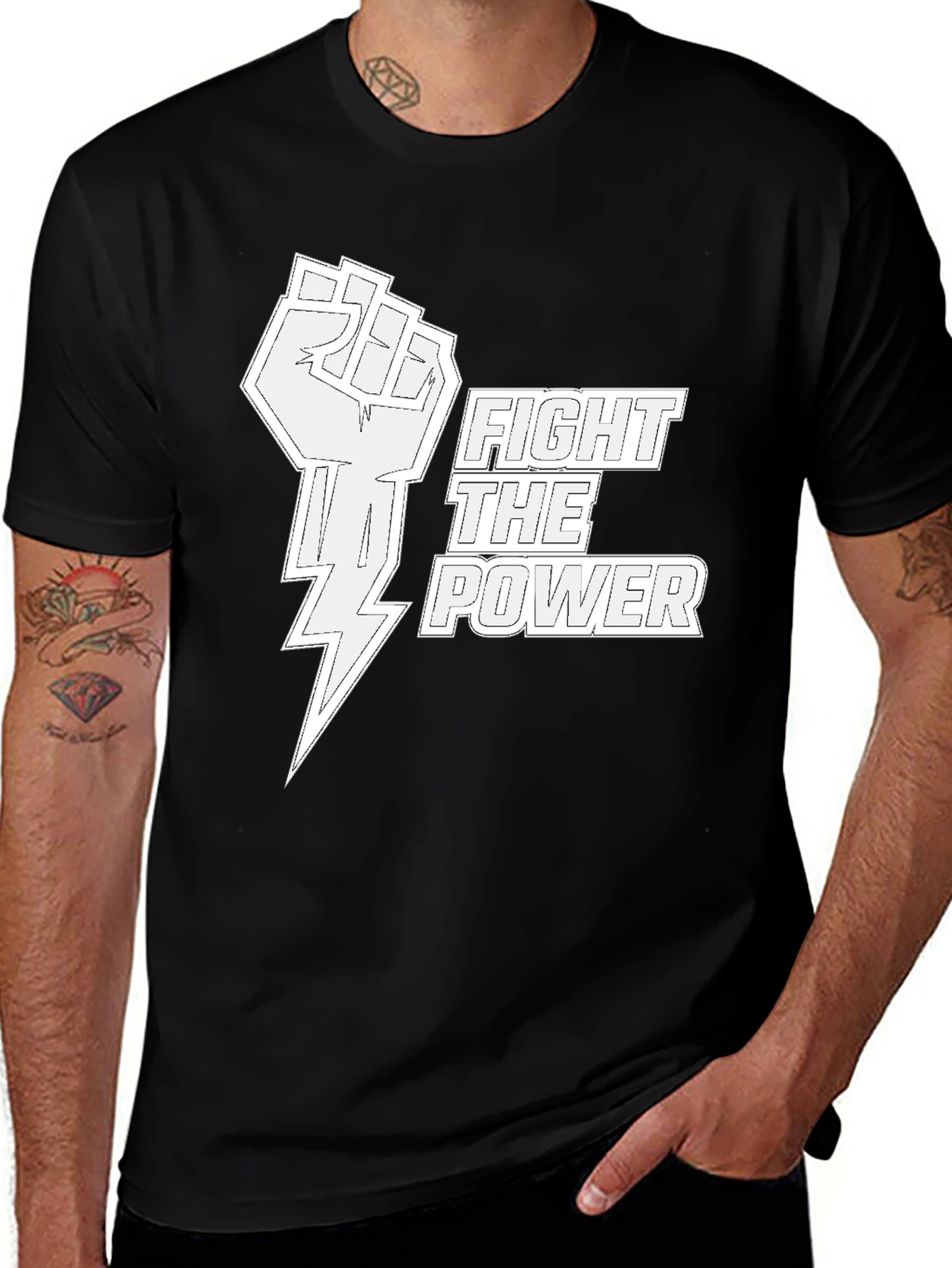 Variant 8 of Fight The Power Graphic T-Shirt