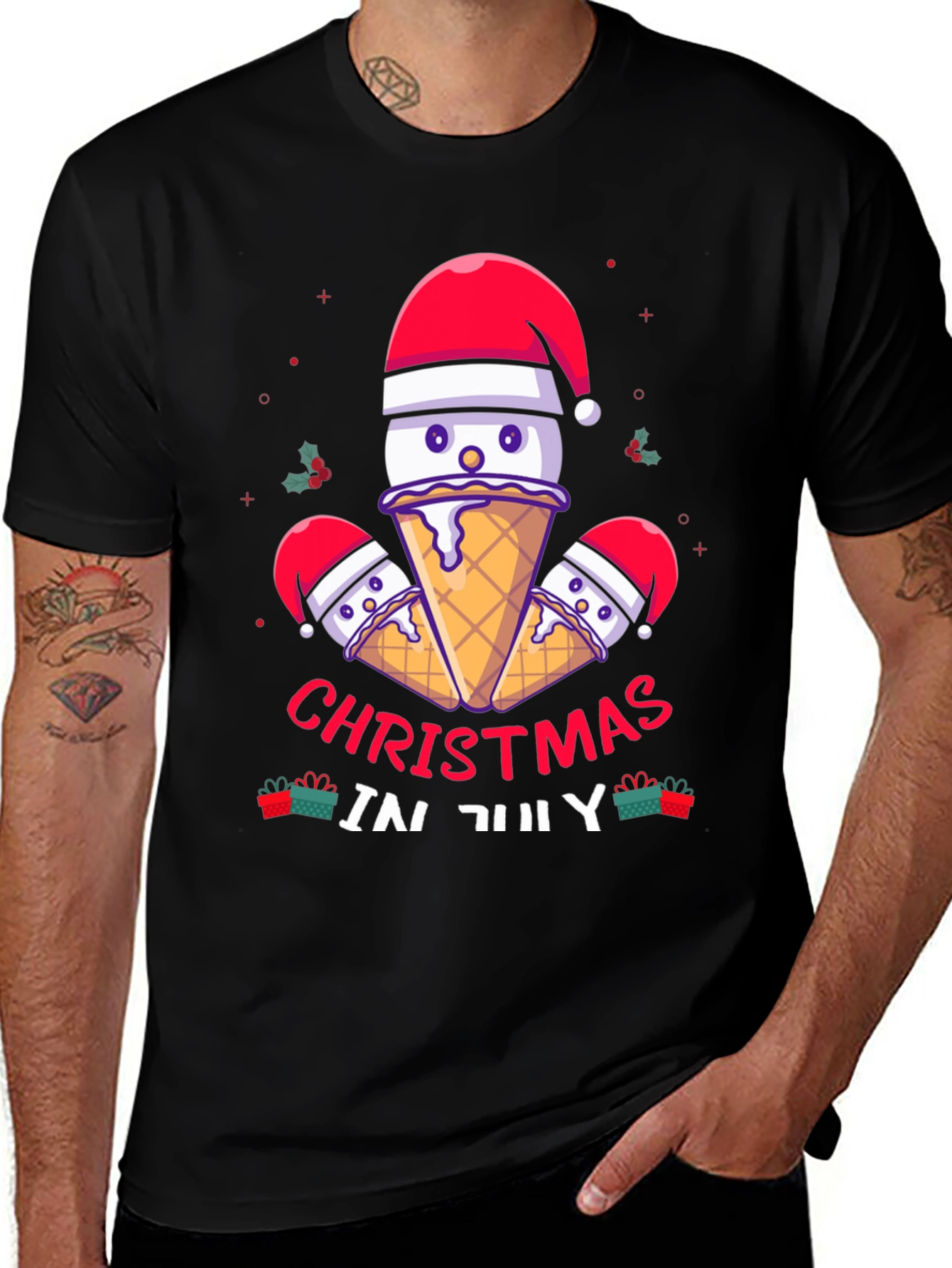 Christmas In July Graphic T-Shirt