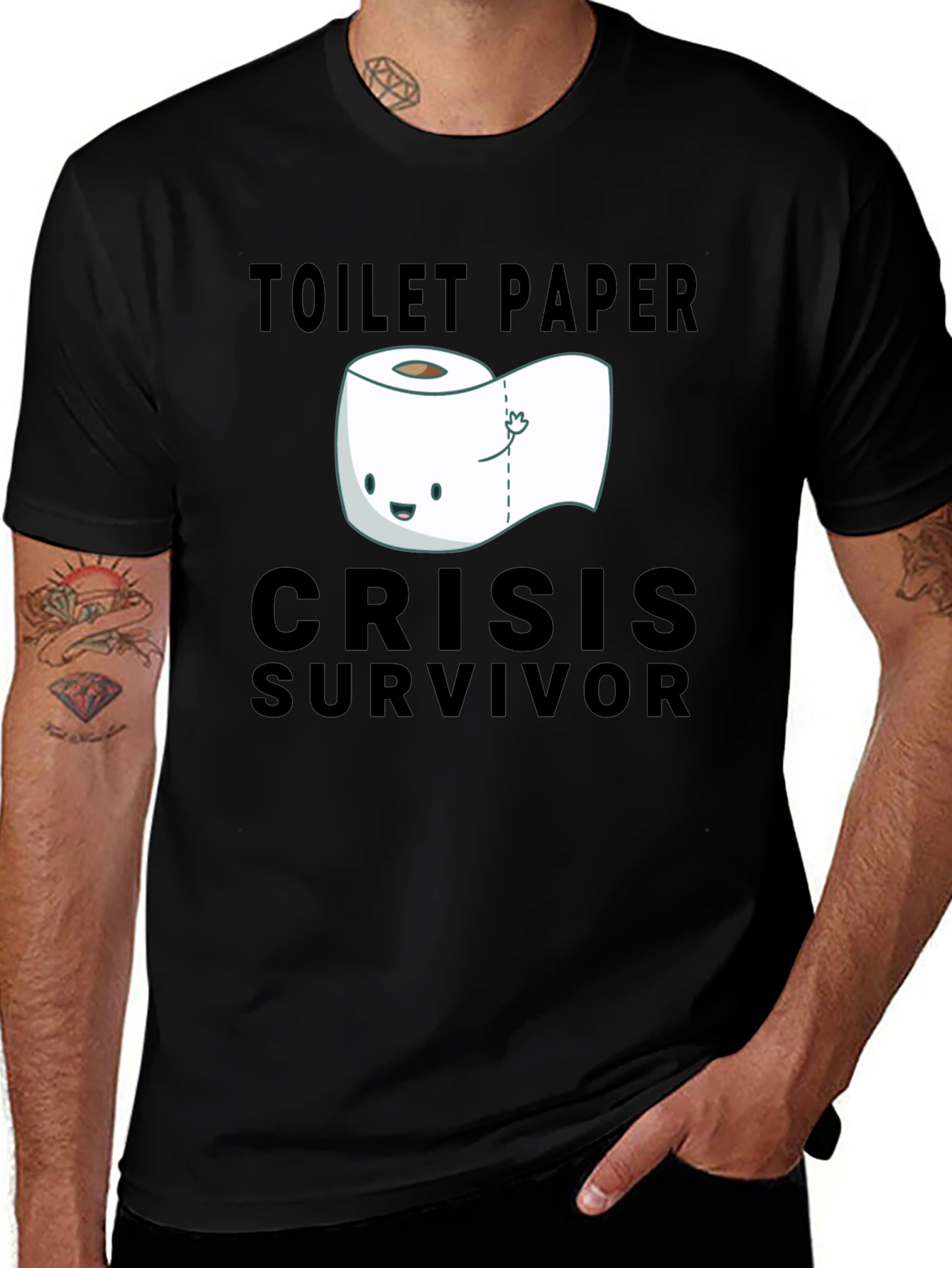 Variant 6 of Toilet Paper Crisis Survivor Graphic Tee