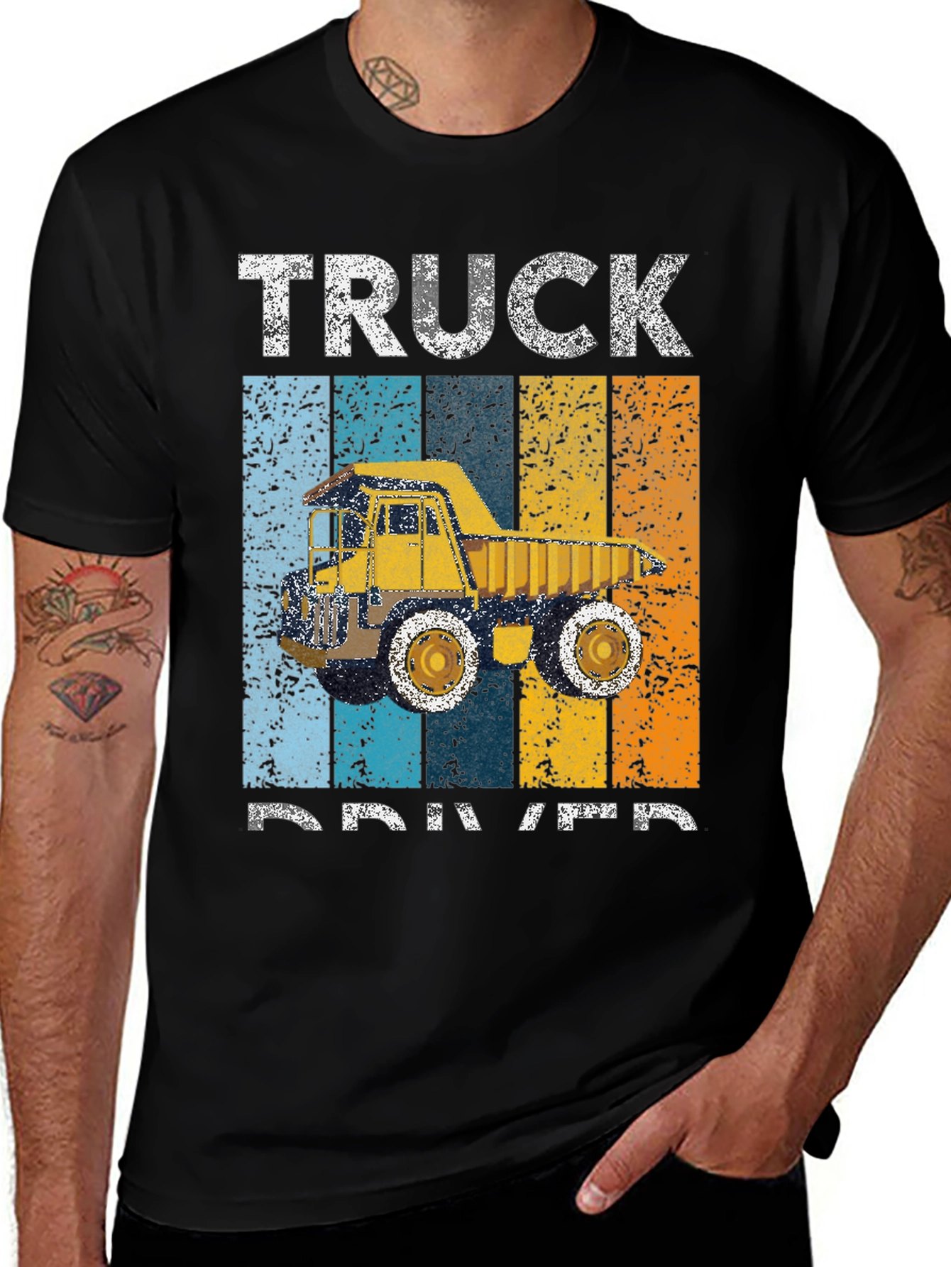 Variant 22 of Truck Driver T-Shirt - Vintage Style