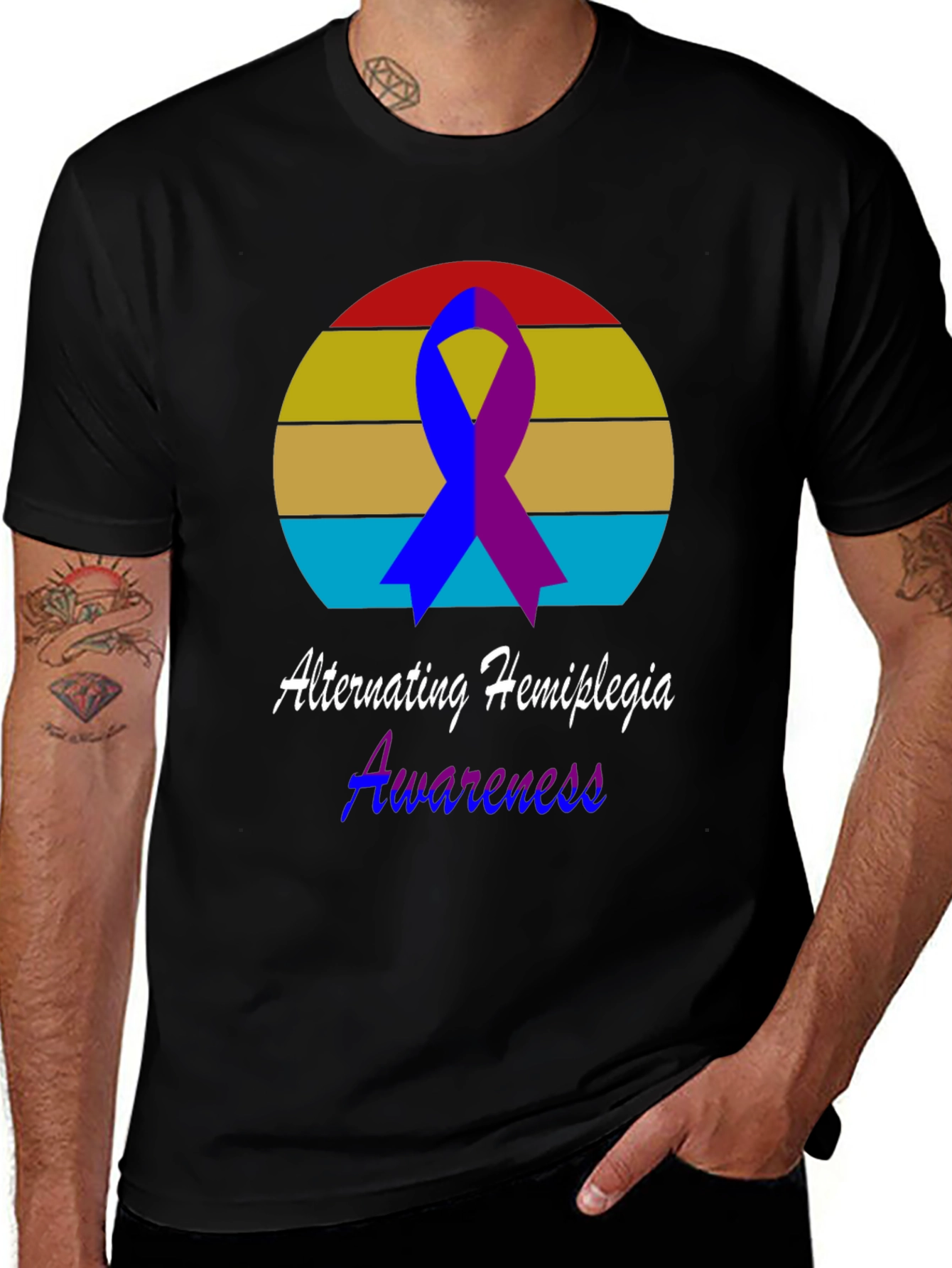 Variant 5 of Alternating Hemiplegia Awareness T-Shirt