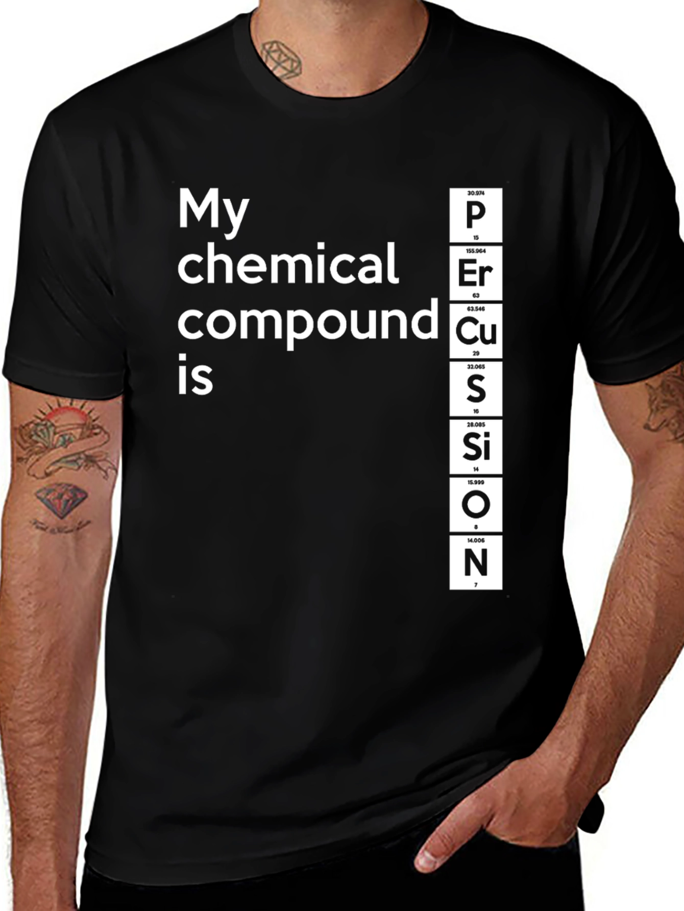 Variant 16 of Periodic Table Elements Funny T-Shirt