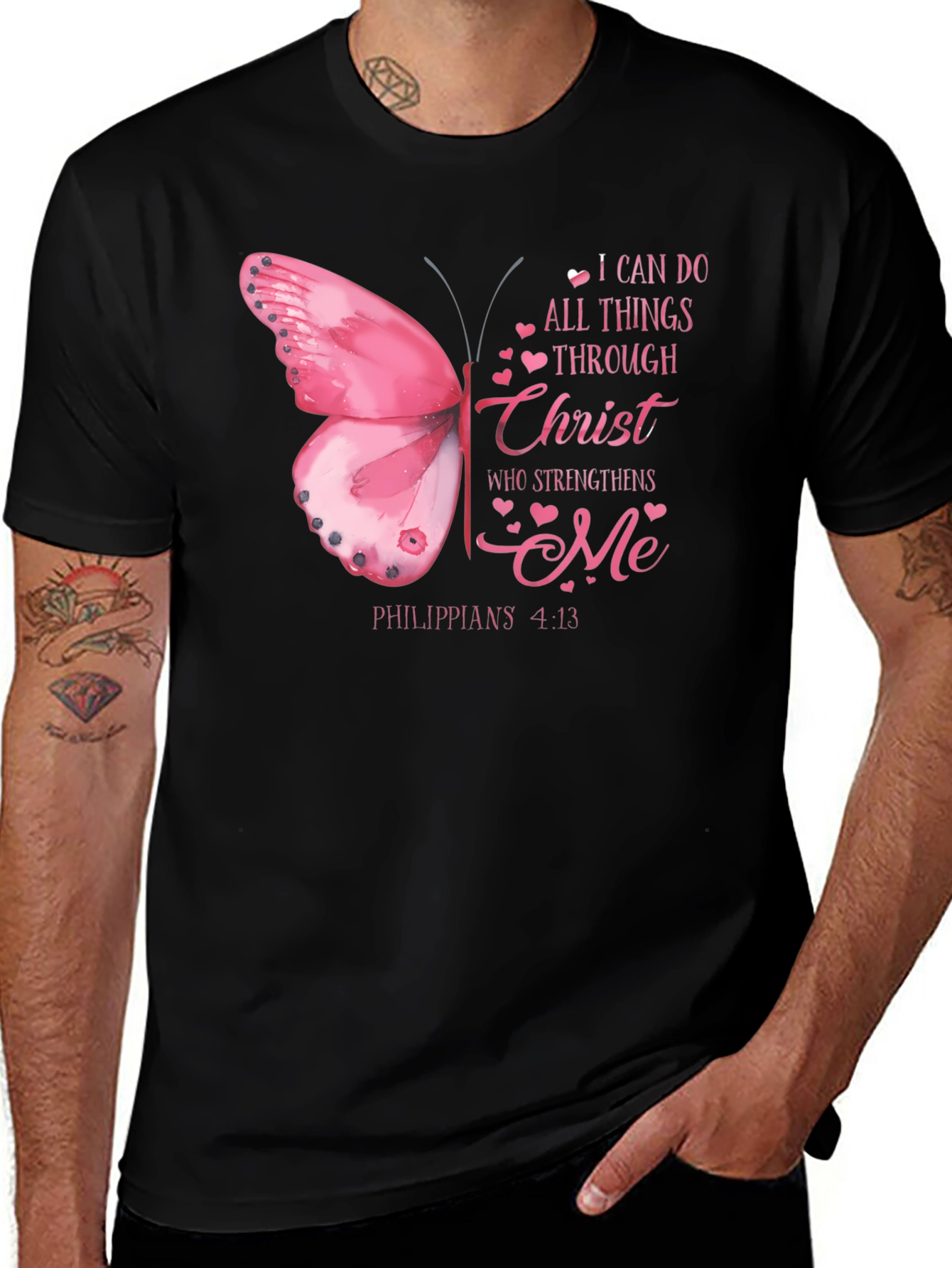 Faith Butterfly Christian T-Shirt