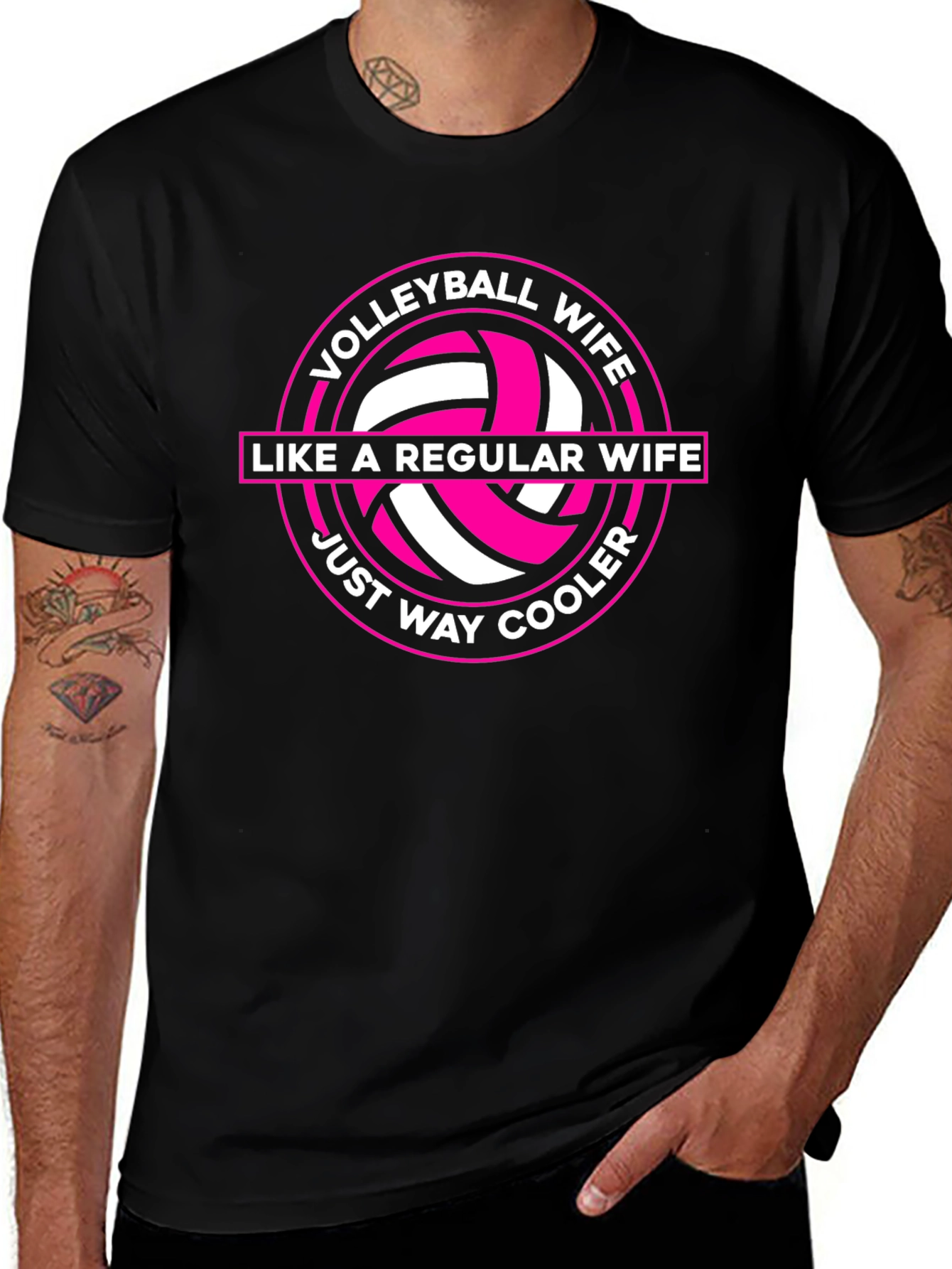 Variant 9 of Volleyball Wife T-Shirt - Cool Graphic Tee