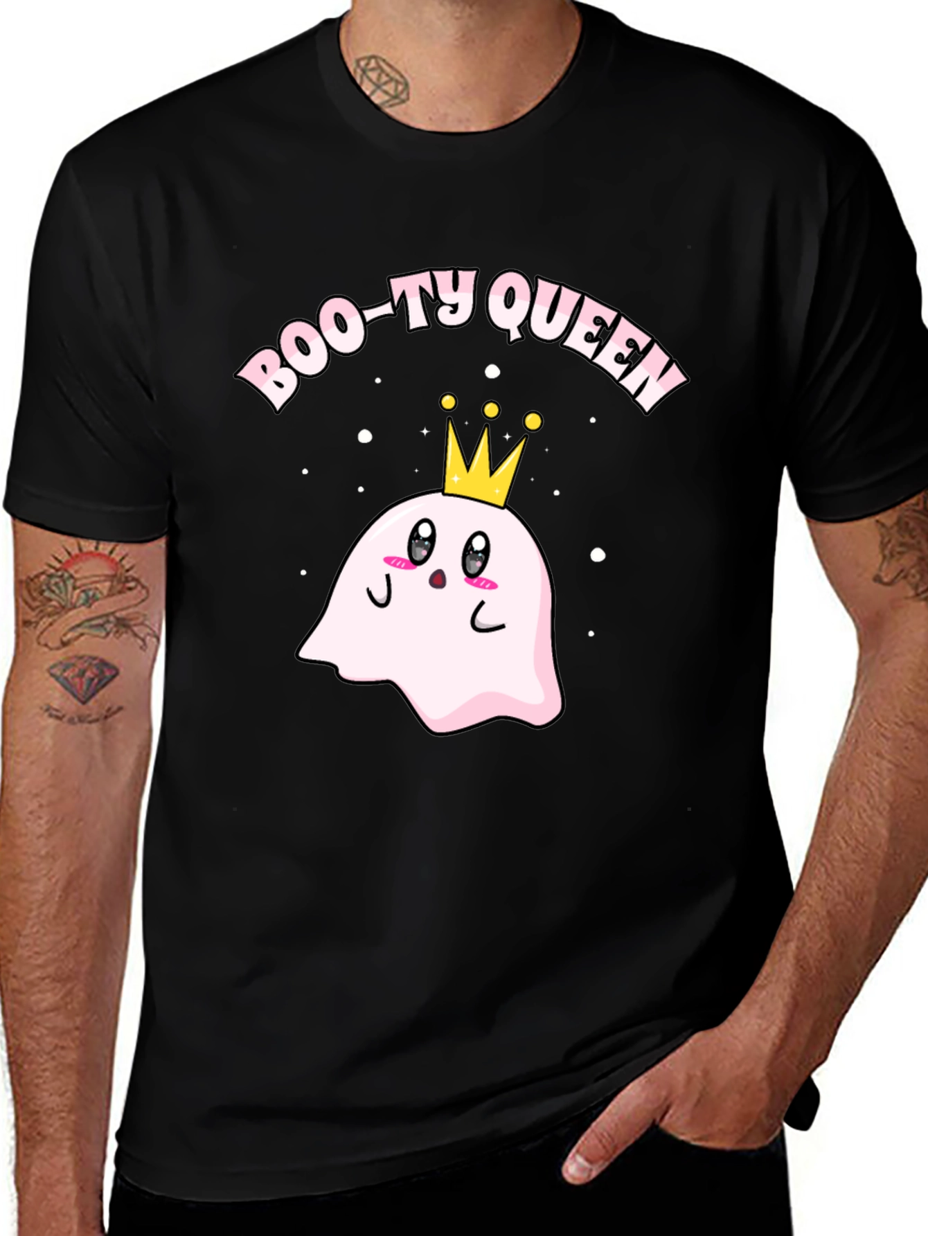 Variant 11 of Boo-ty Queen Ghost T-Shirt - Halloween Tee