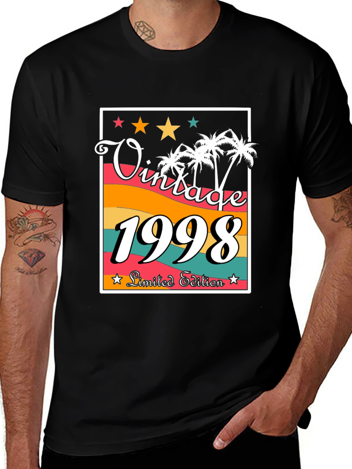 Variant 30 of Vintage 1998 Limited Edition Black Tee