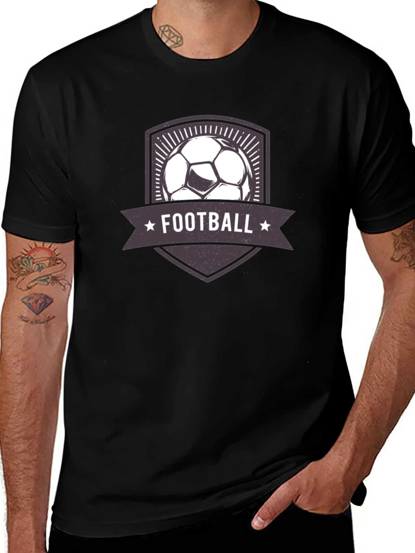 Variant 9 of Football Graphic Tee - Stylish Sport Shirt