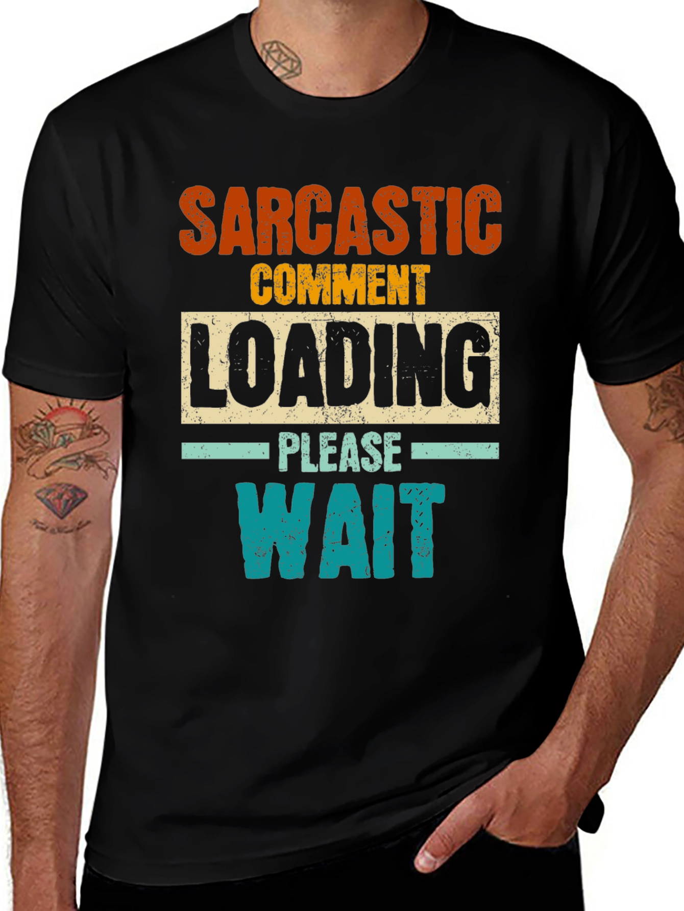 Variant 29 of Sarcastic Comment Loading Funny Graphic Tee