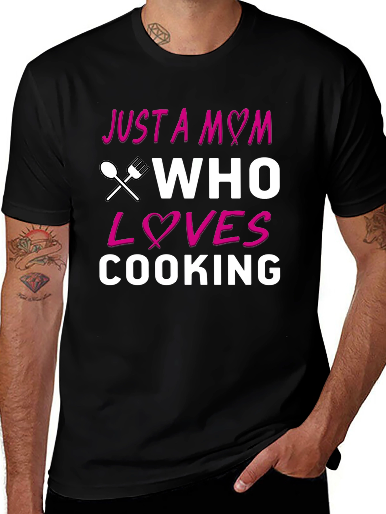 Variant 30 of Just a Mom Who Loves Cooking T-Shirt