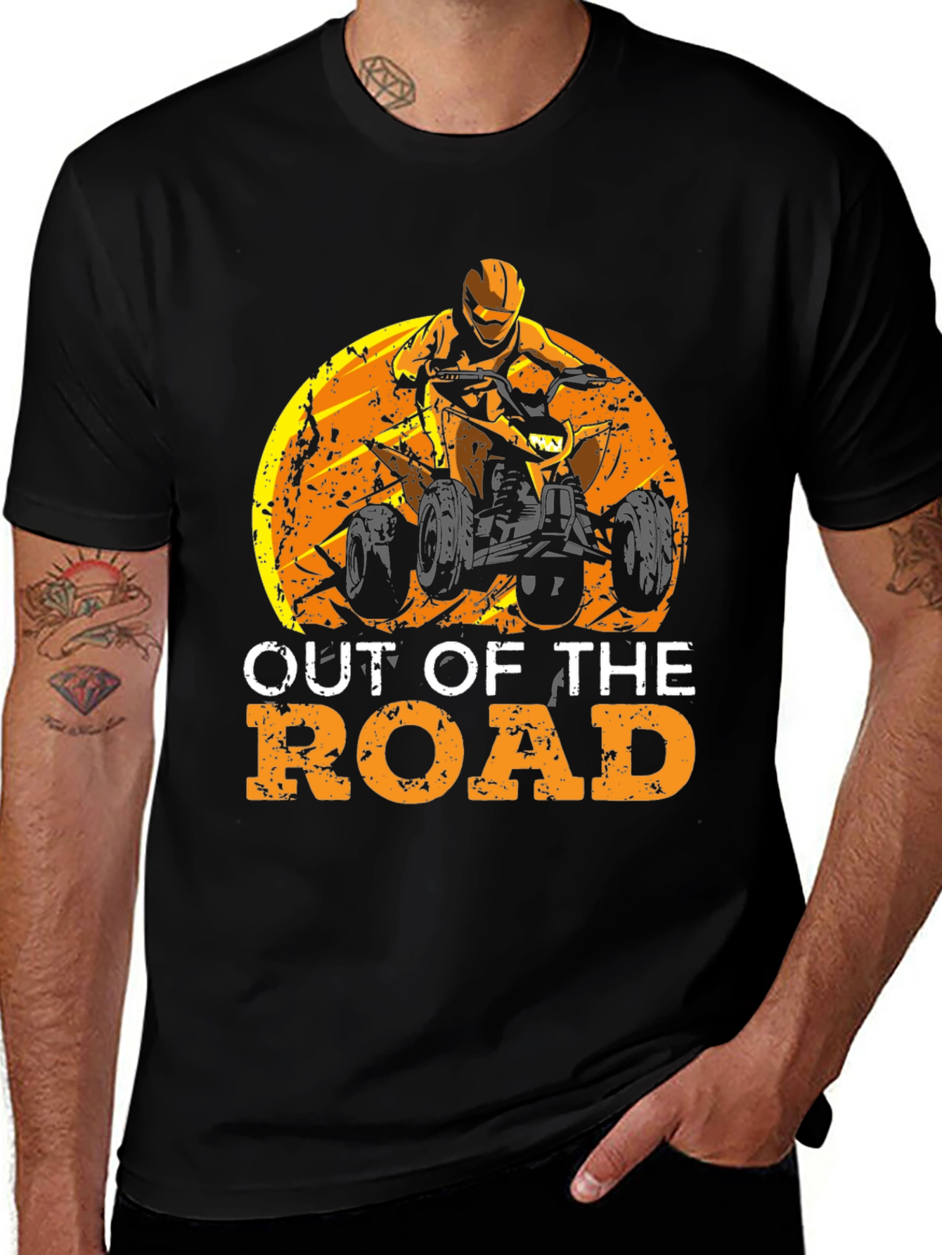 Off-Road ATV Graphic Tee - Black