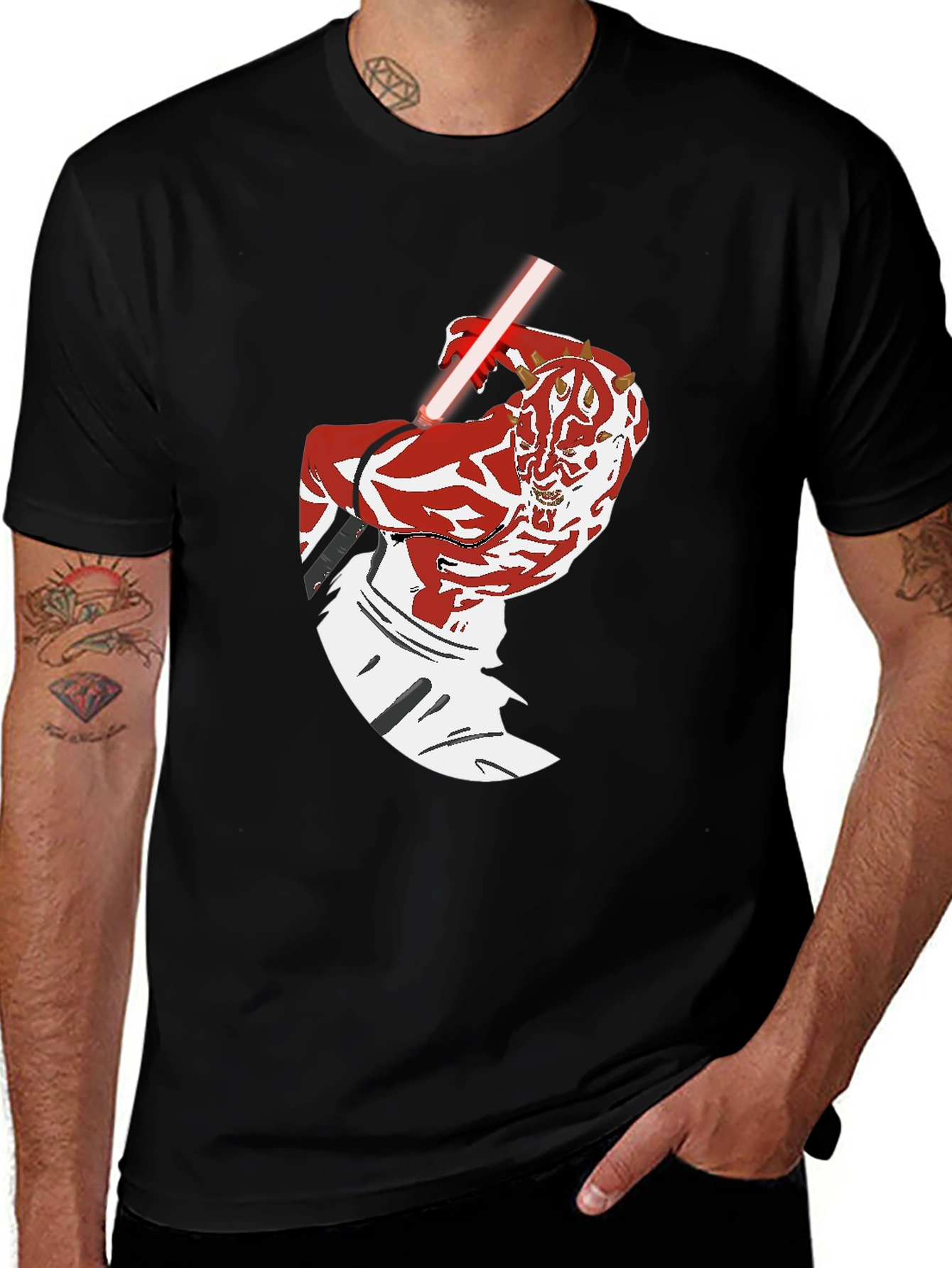 Darth Maul Graphic Tee - Black