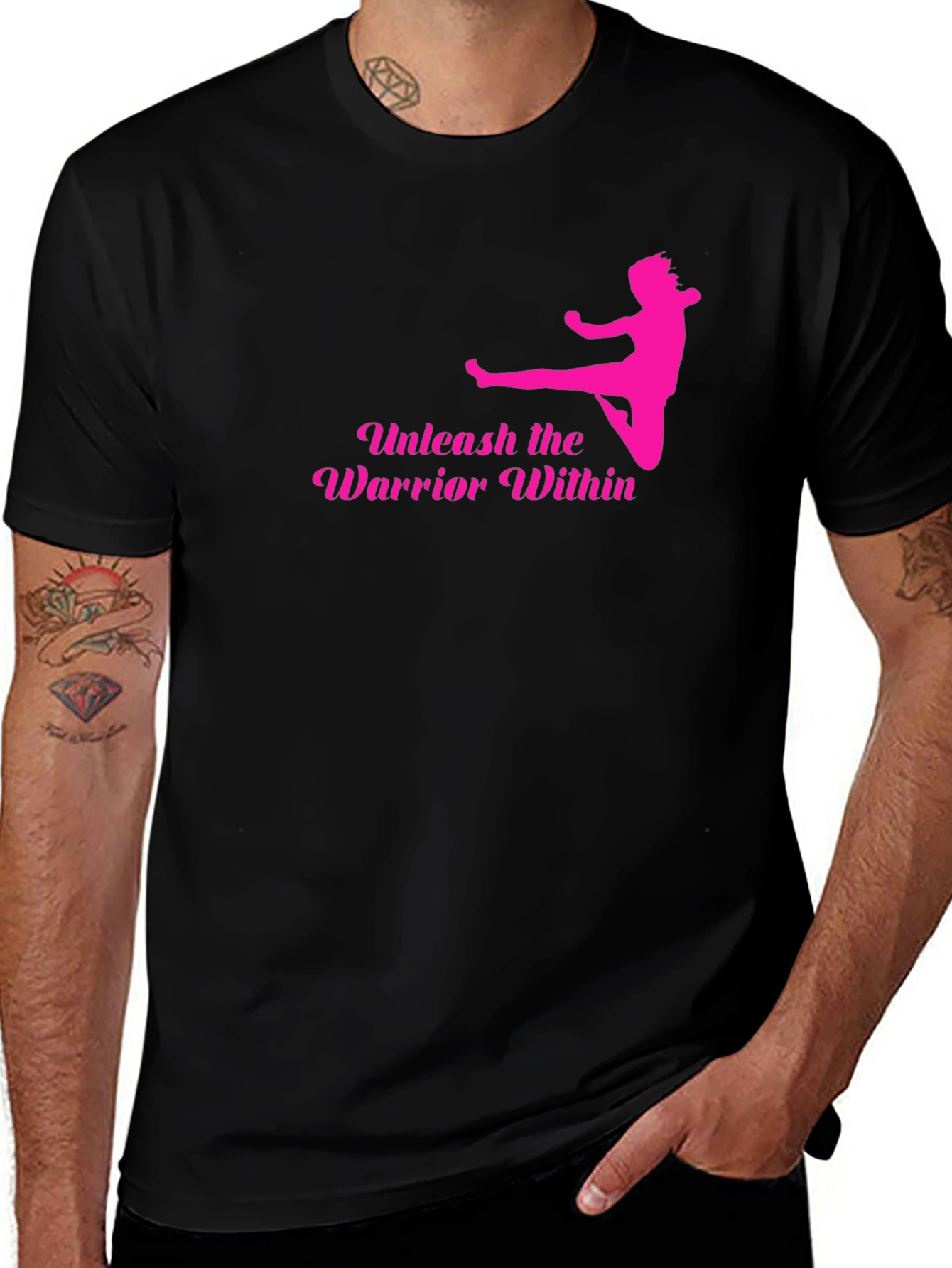 Variant 15 of Unleash Warrior Within Black T-Shirt