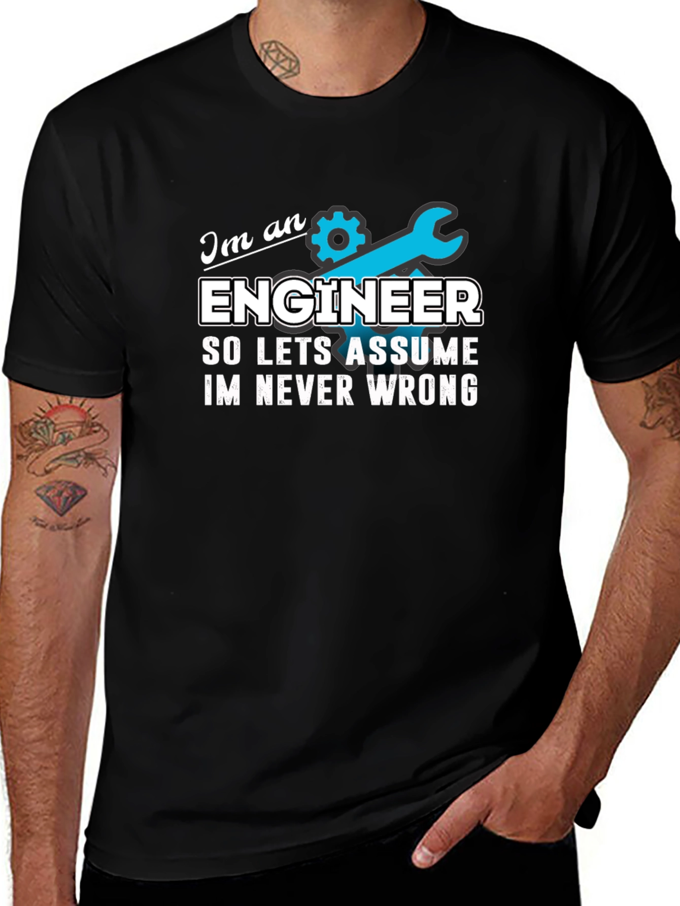 Engineer Never Wrong Graphic Tee