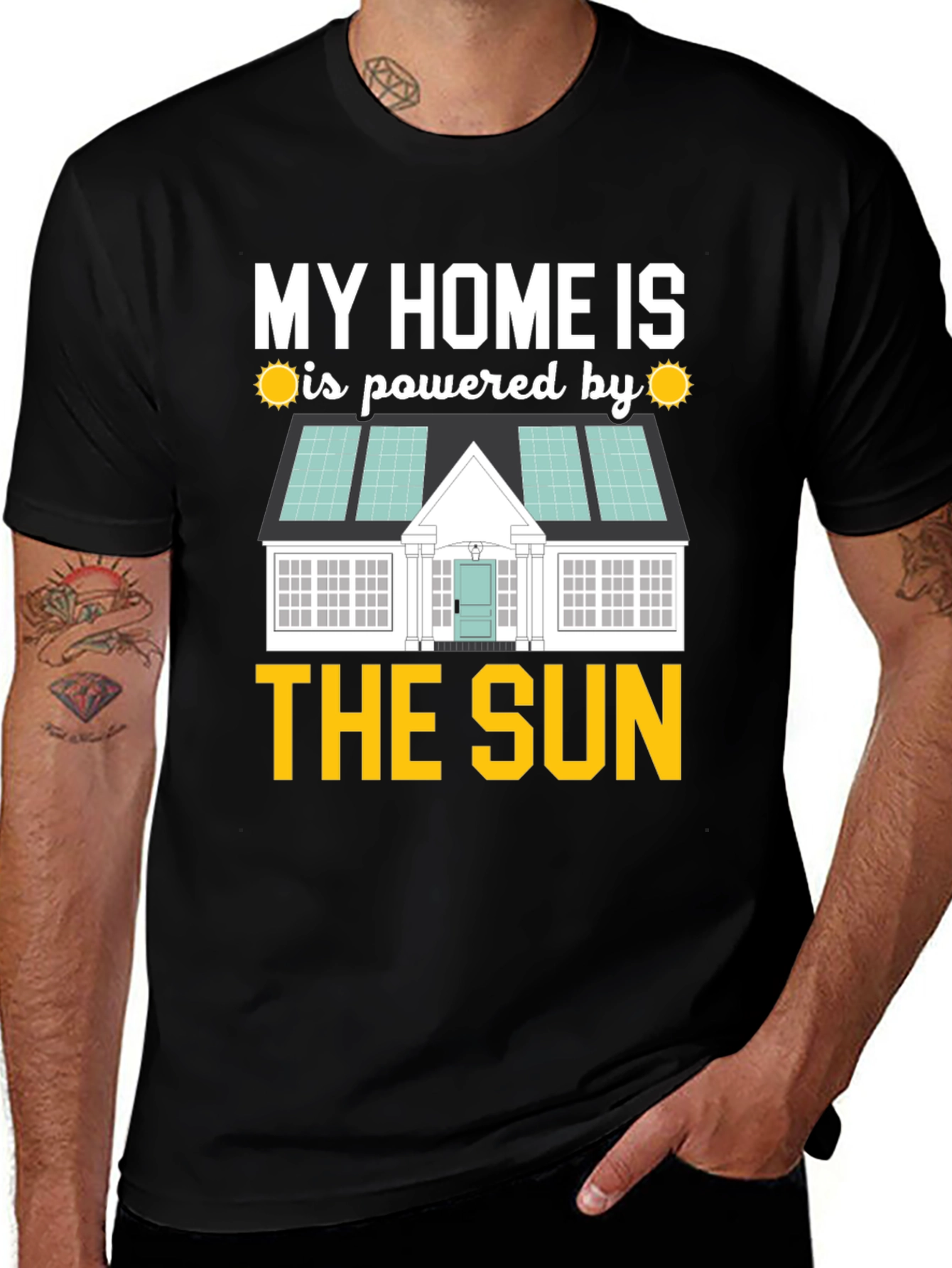 Eco-Friendly Solar Powered Home T-Shirt