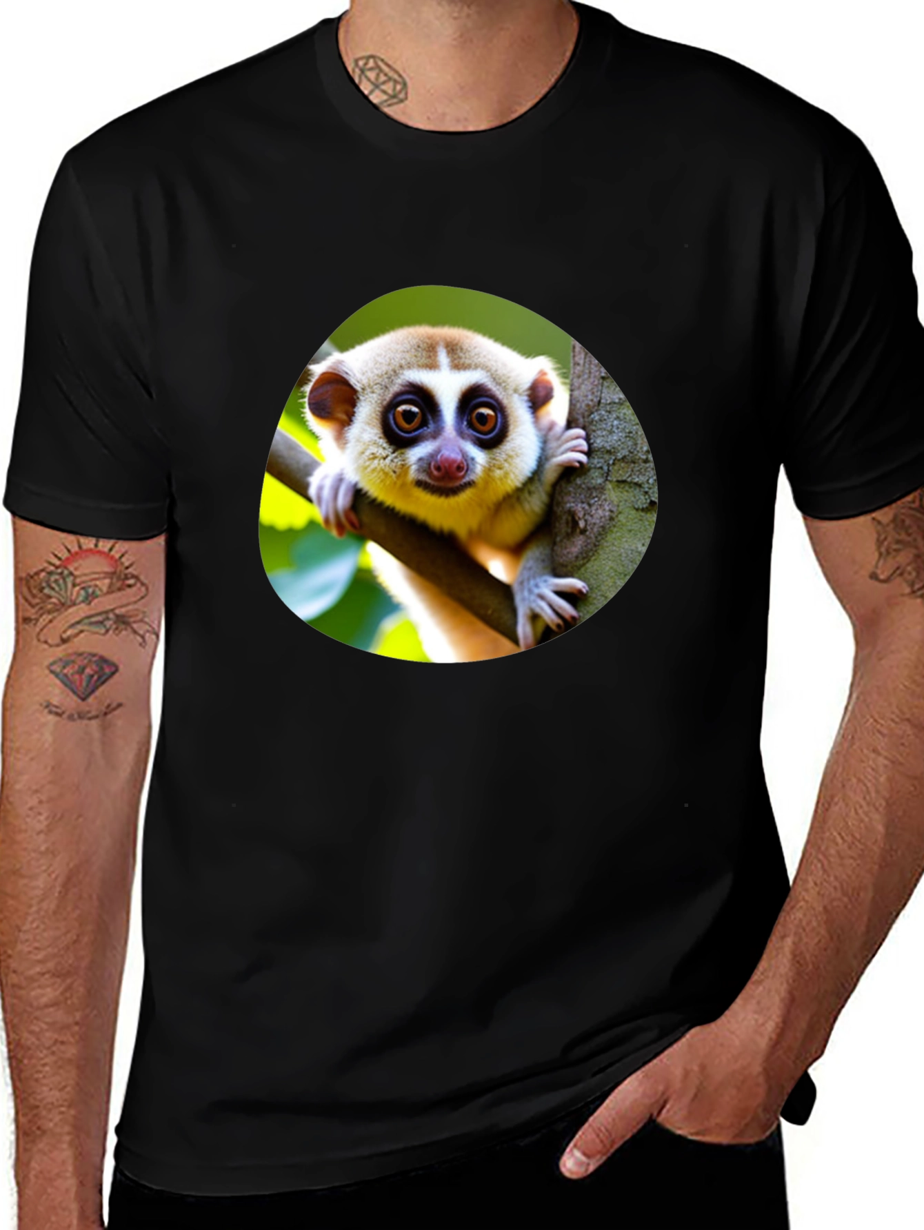 Variant 24 of Cute Loris T-Shirt - Unique Animal Design