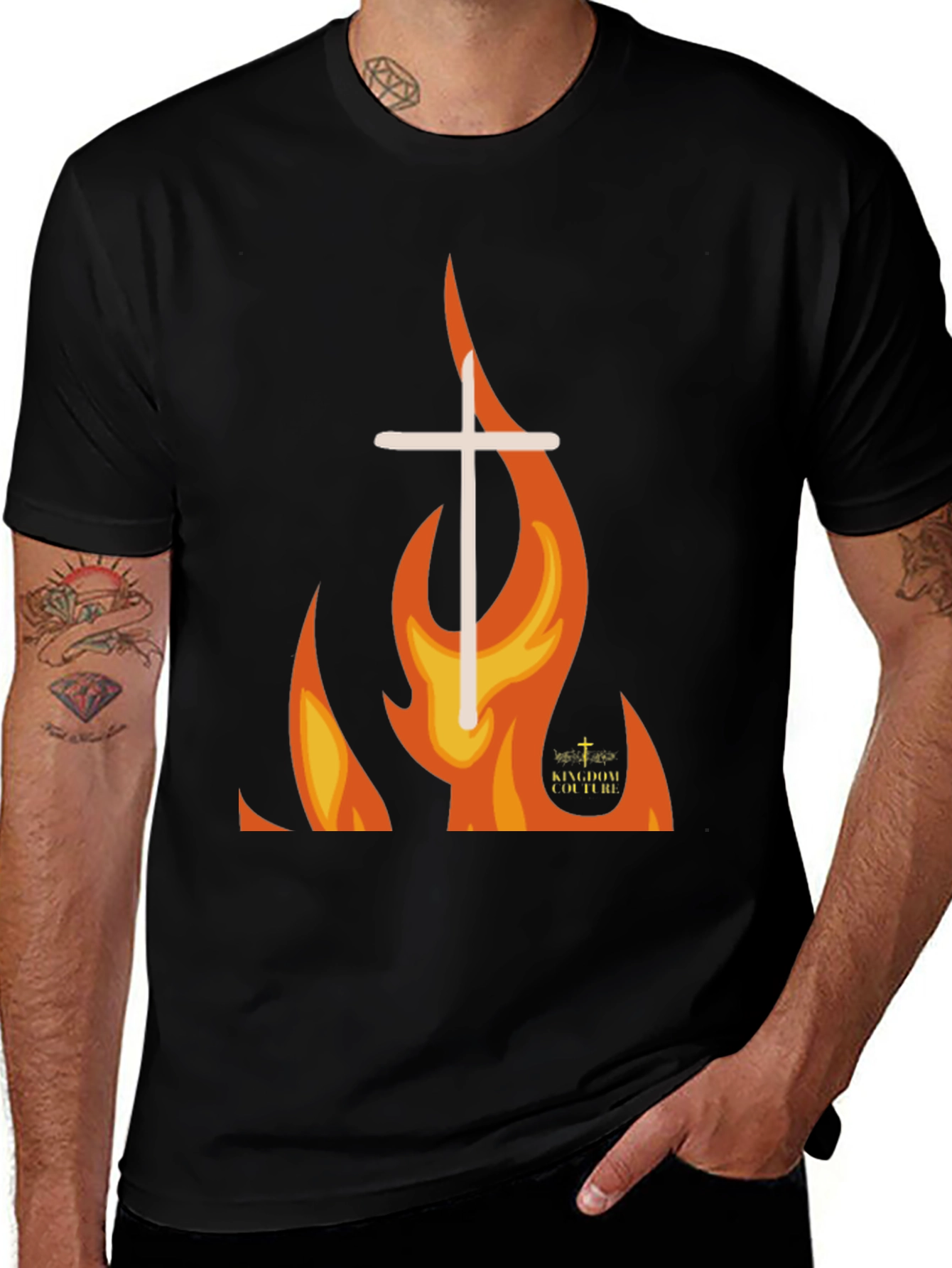 Variant 24 of Fiery Cross Graphic Tee