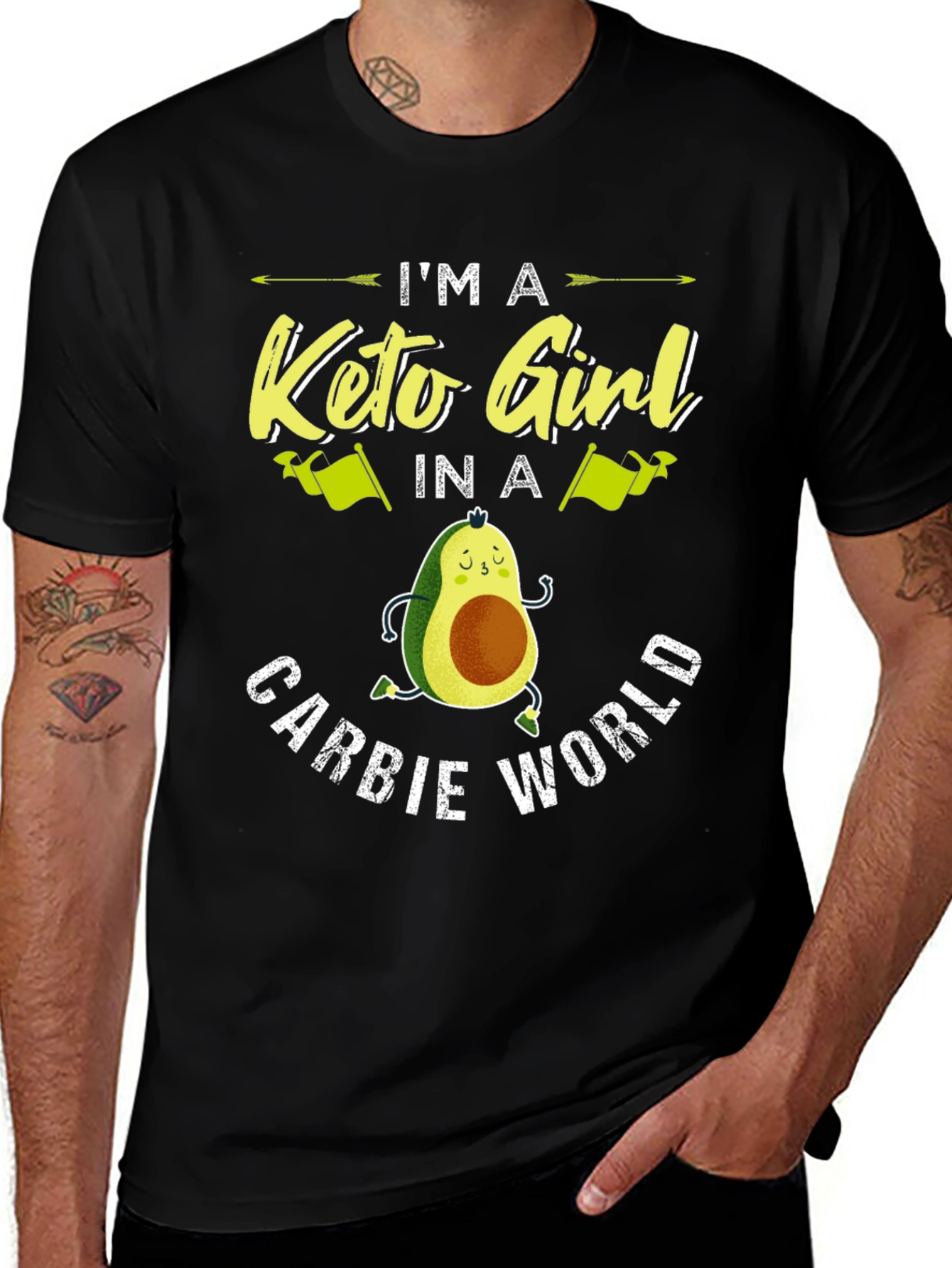 Variant 9 of Keto Girl in a Carbie World T-Shirt