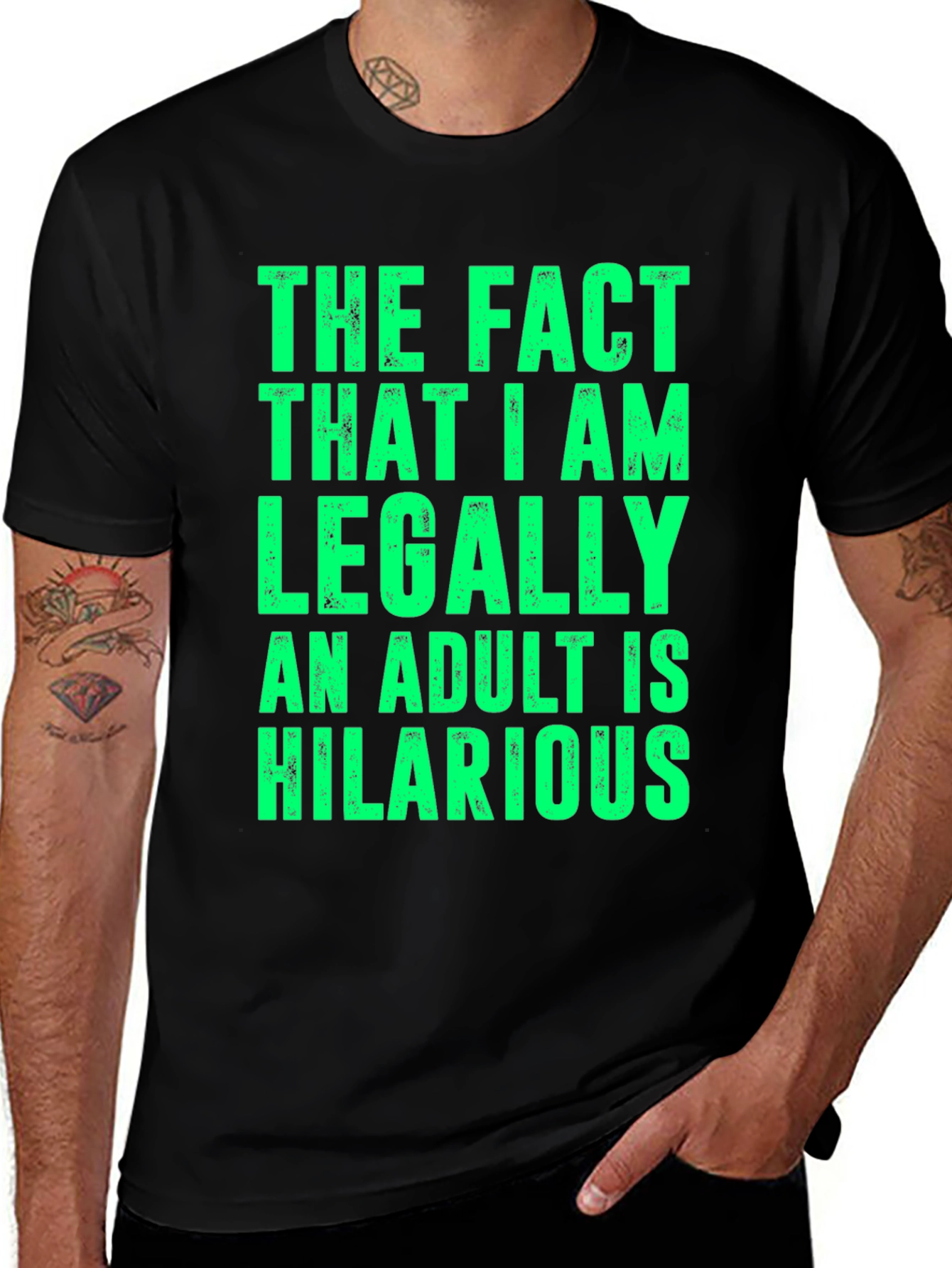 Variant 15 of Hilarious Adult Humor T-Shirt - Legally Adult