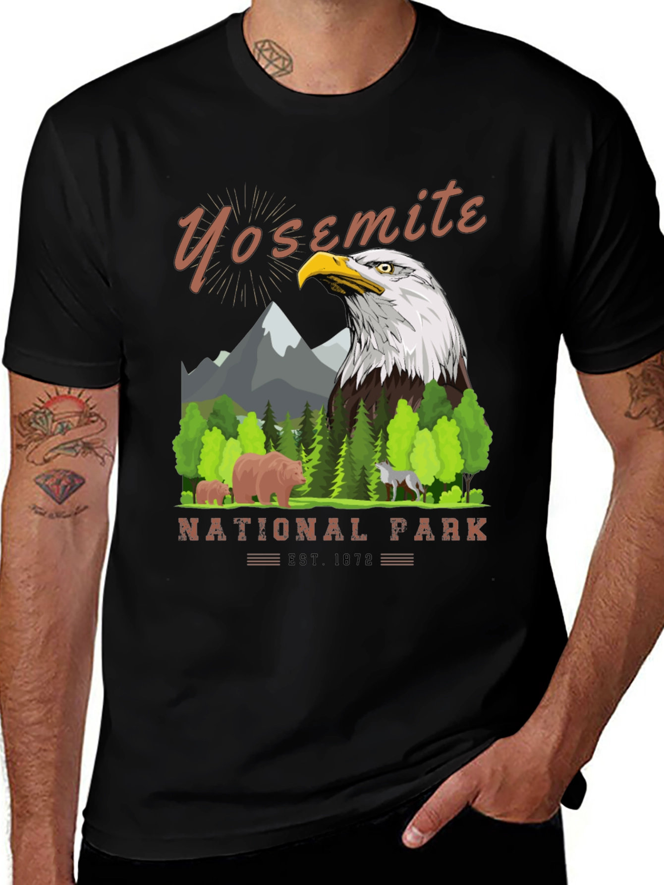 Variant 10 of Yosemite National Park Graphic T-Shirt