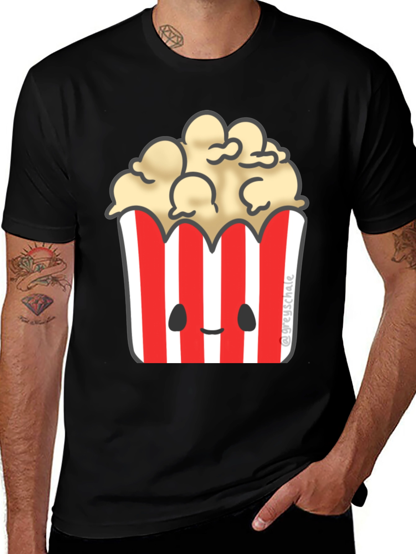 Variant 11 of Cute Popcorn T-Shirt - Fun Movie Night Apparel