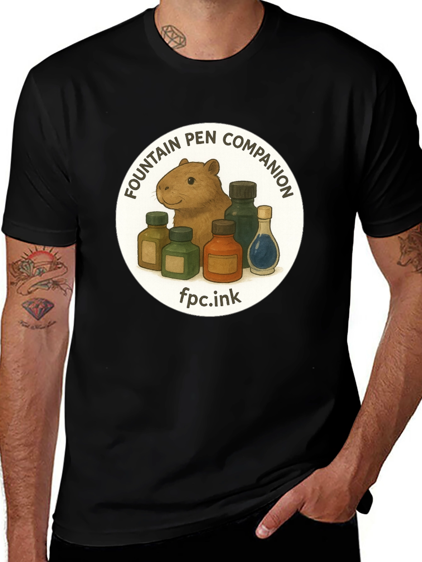 Variant 12 of Fountain Pen Companion T-Shirt