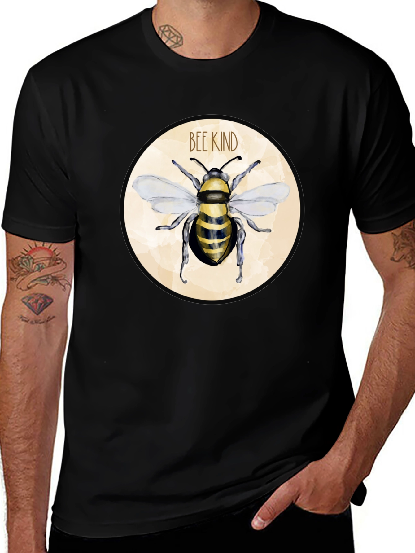 Variant 25 of Bee Kind Graphic Tee - Stylish Crew Neck T-Shirt