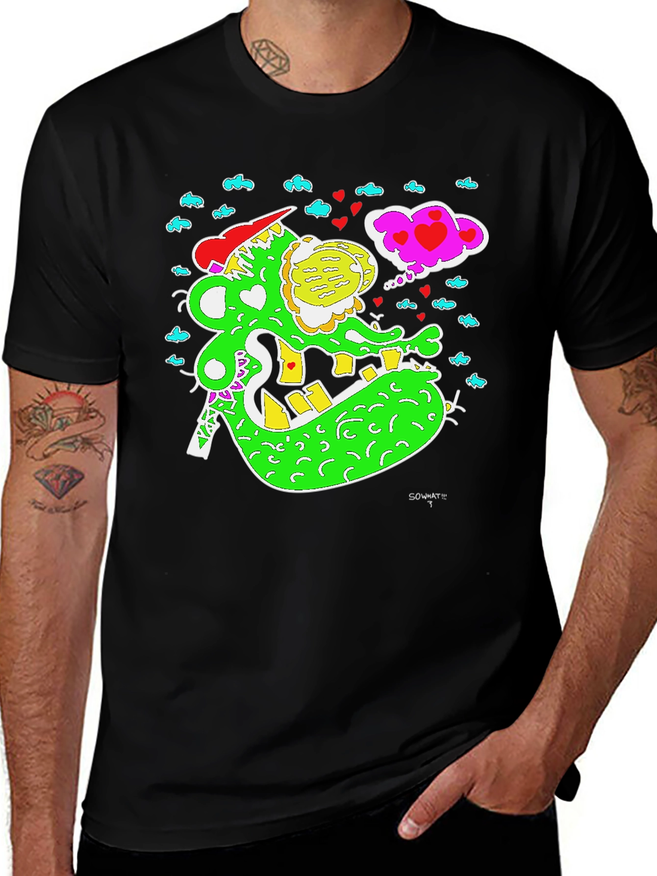 Variant 14 of Cartoon Monster Graphic T-Shirt - Cool Design