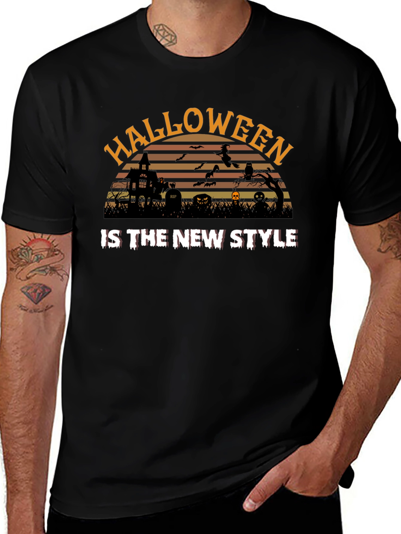 Halloween The New Style Black T-Shirt