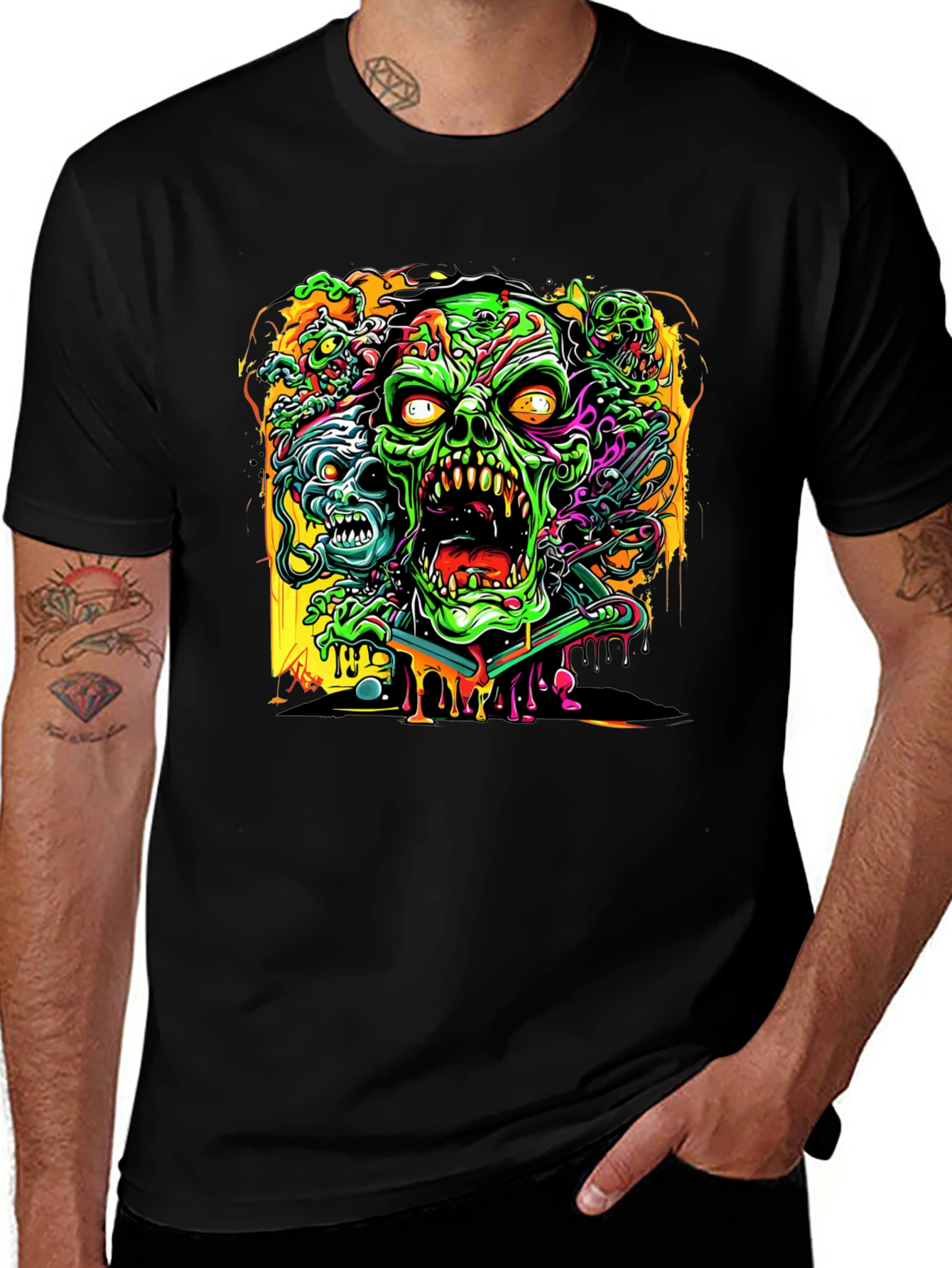 Variant 7 of Zombie Outbreak Graphic T-Shirt