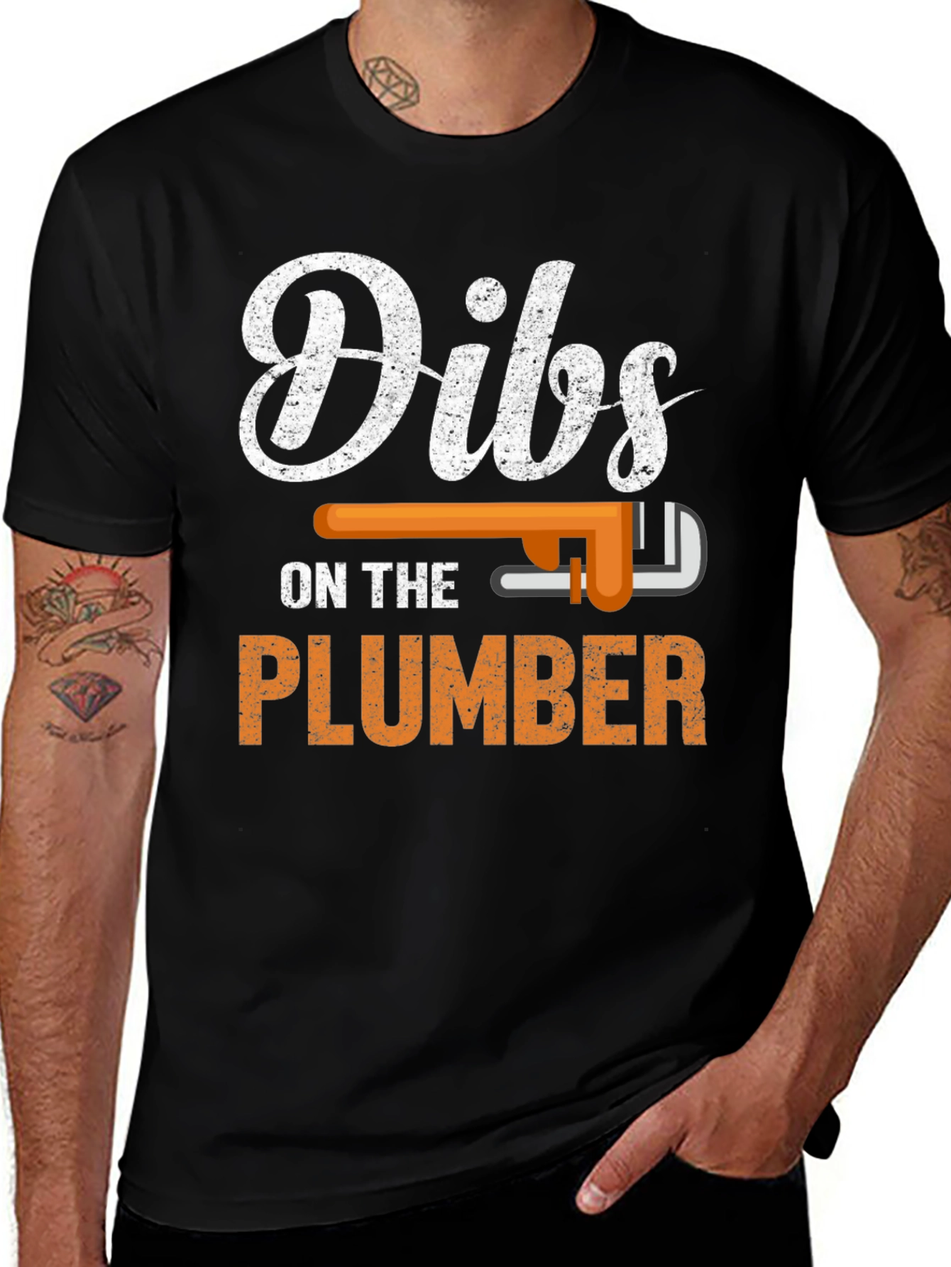Variant 23 of Dibs On The Plumber Graphic Tee