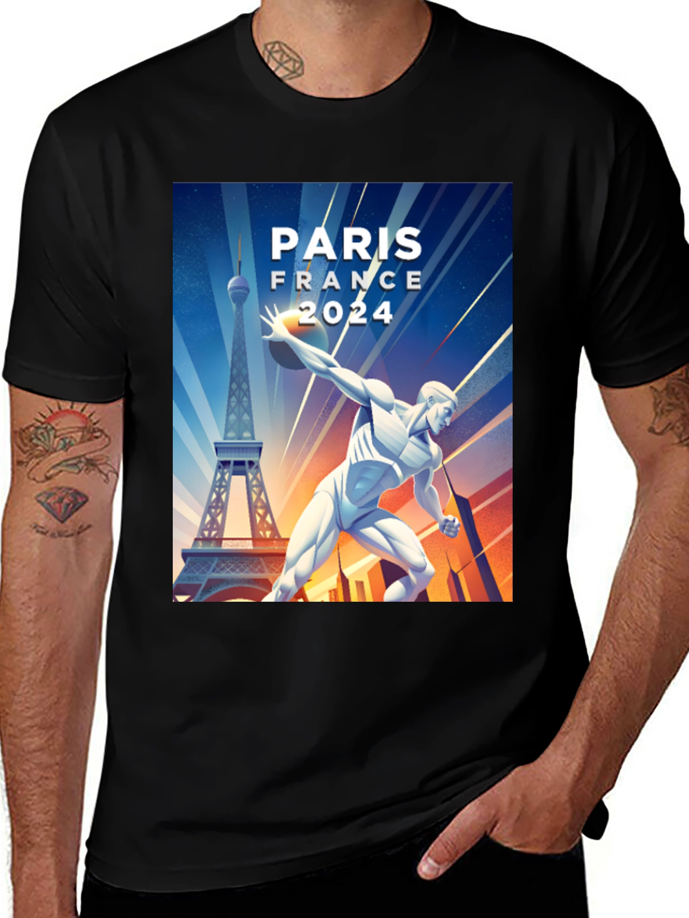 Paris 2024 T-Shirt, Olympic Style Tee