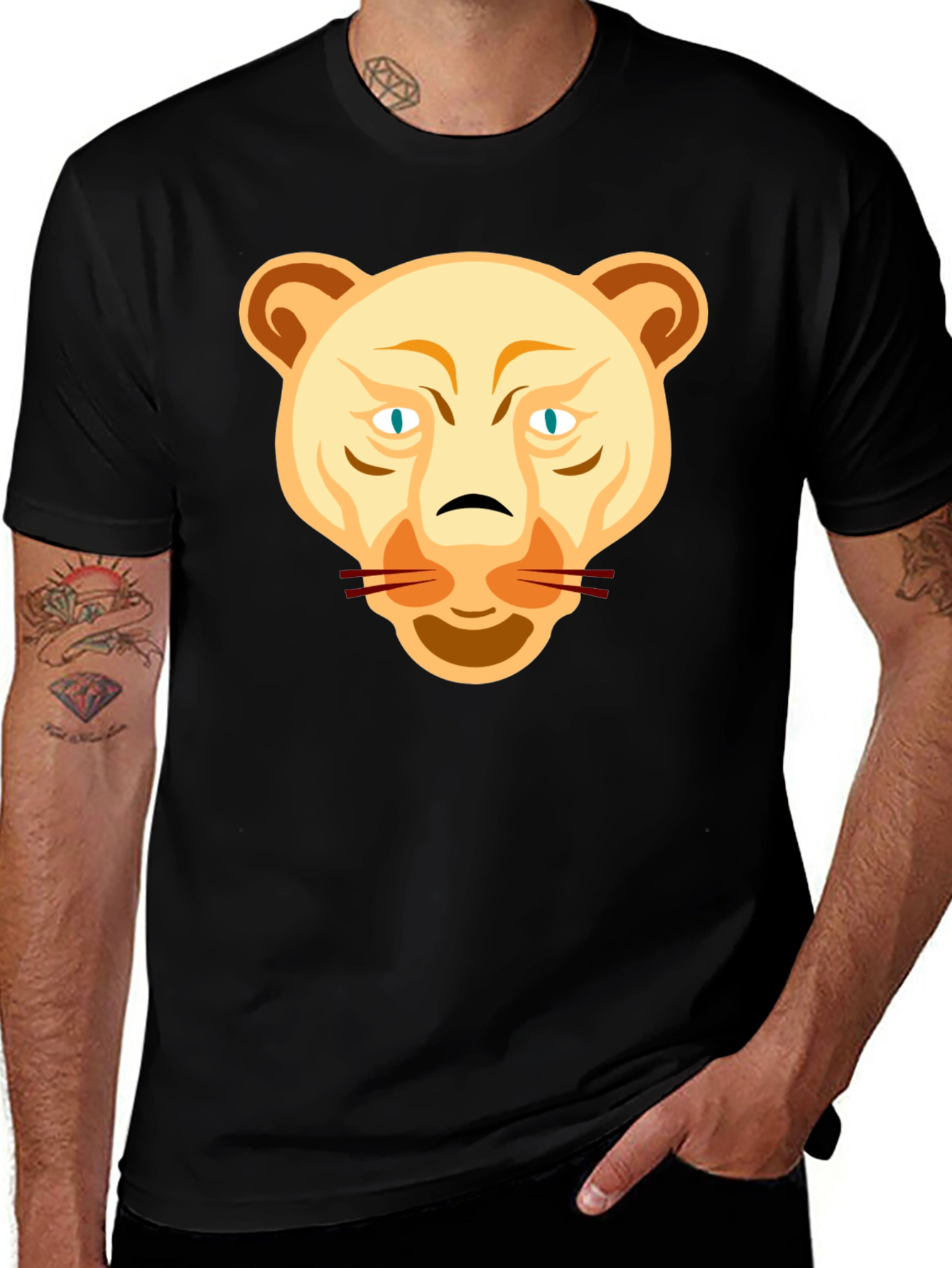 Variant 9 of Lioness Graphic Tee - Classic Black