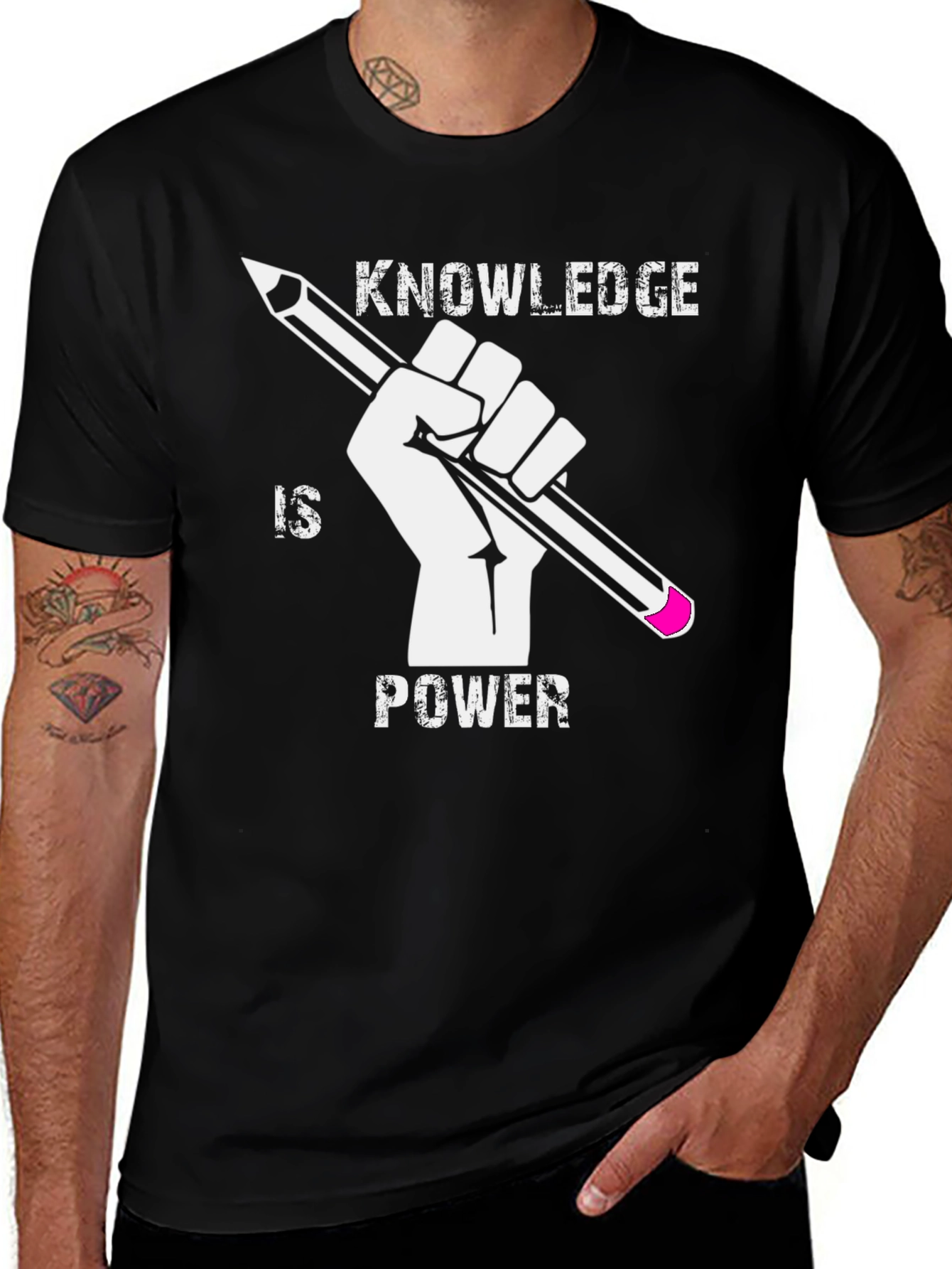 Variant 19 of Knowledge is Power T-Shirt