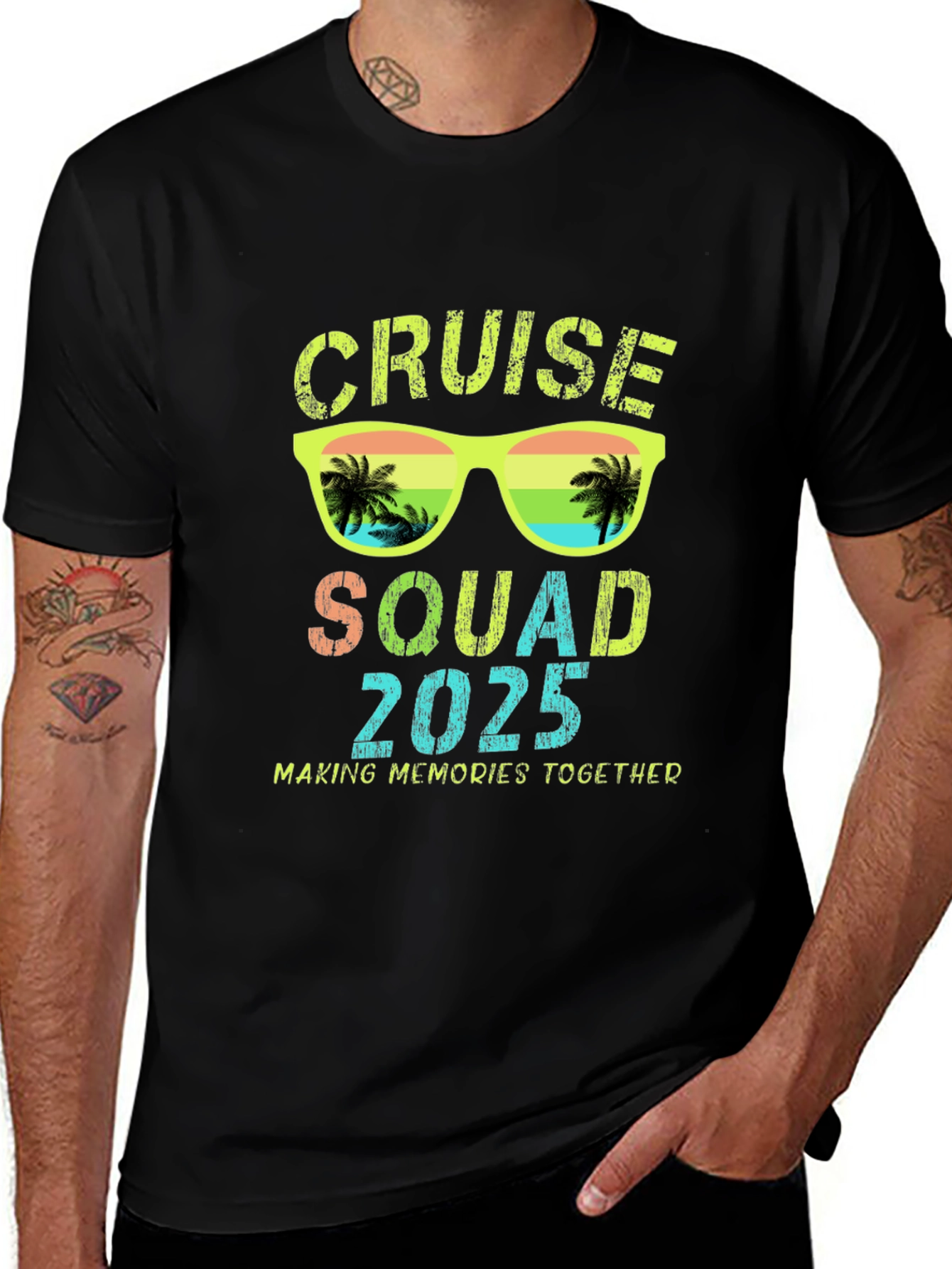 Cruise Squad 2025 T-Shirt - Vacation Vibes