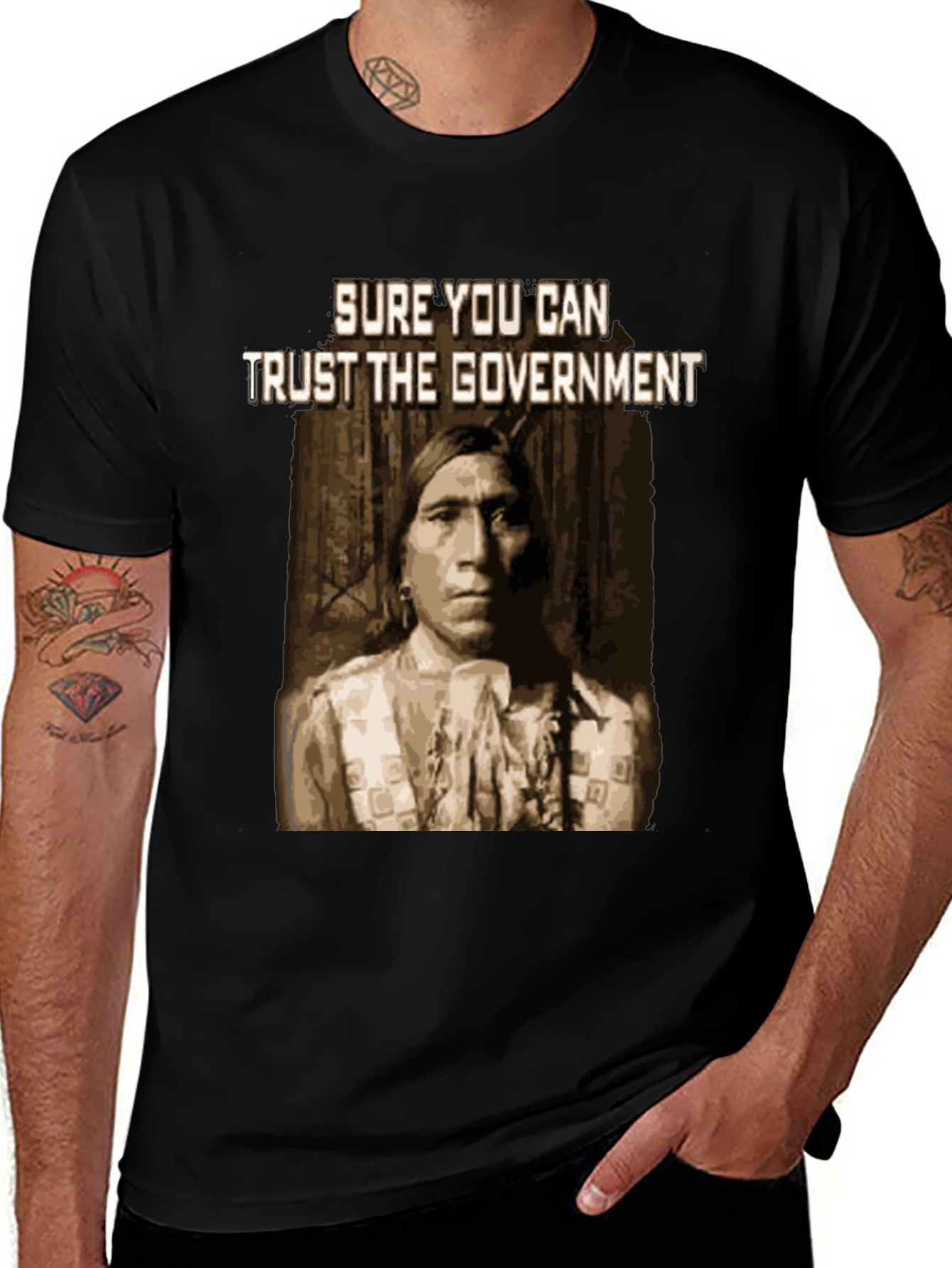 Variant 30 of Sure You Can Trust the Government T-Shirt