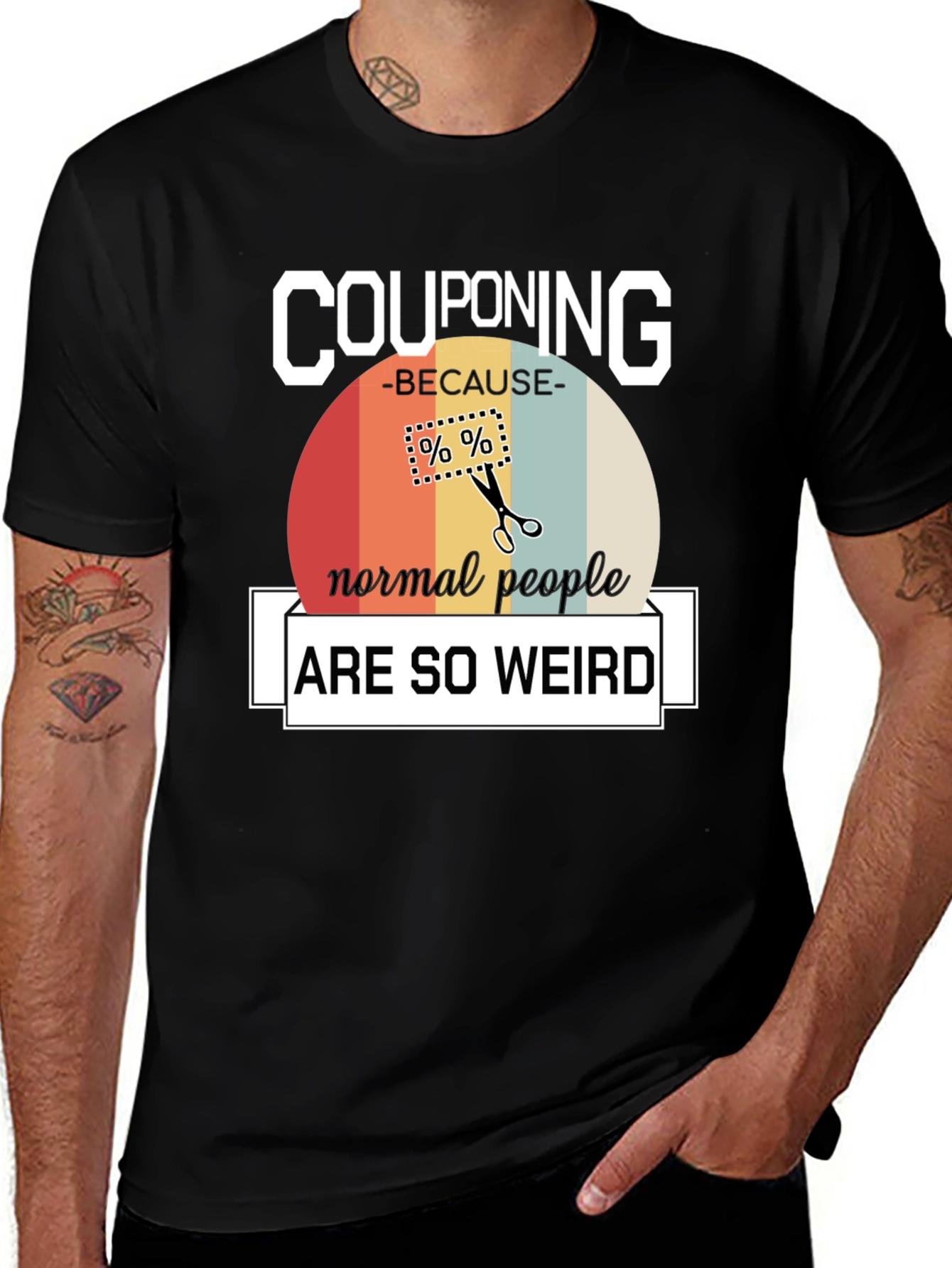Variant 5 of Couponing Because Normal People are Weird T-Shirt