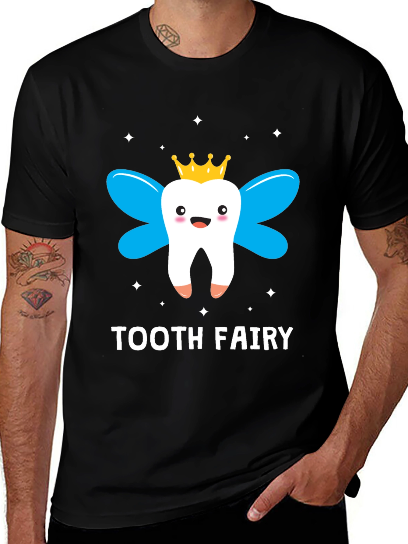 Tooth Fairy T-Shirt - Cute Cartoon Dental Tee