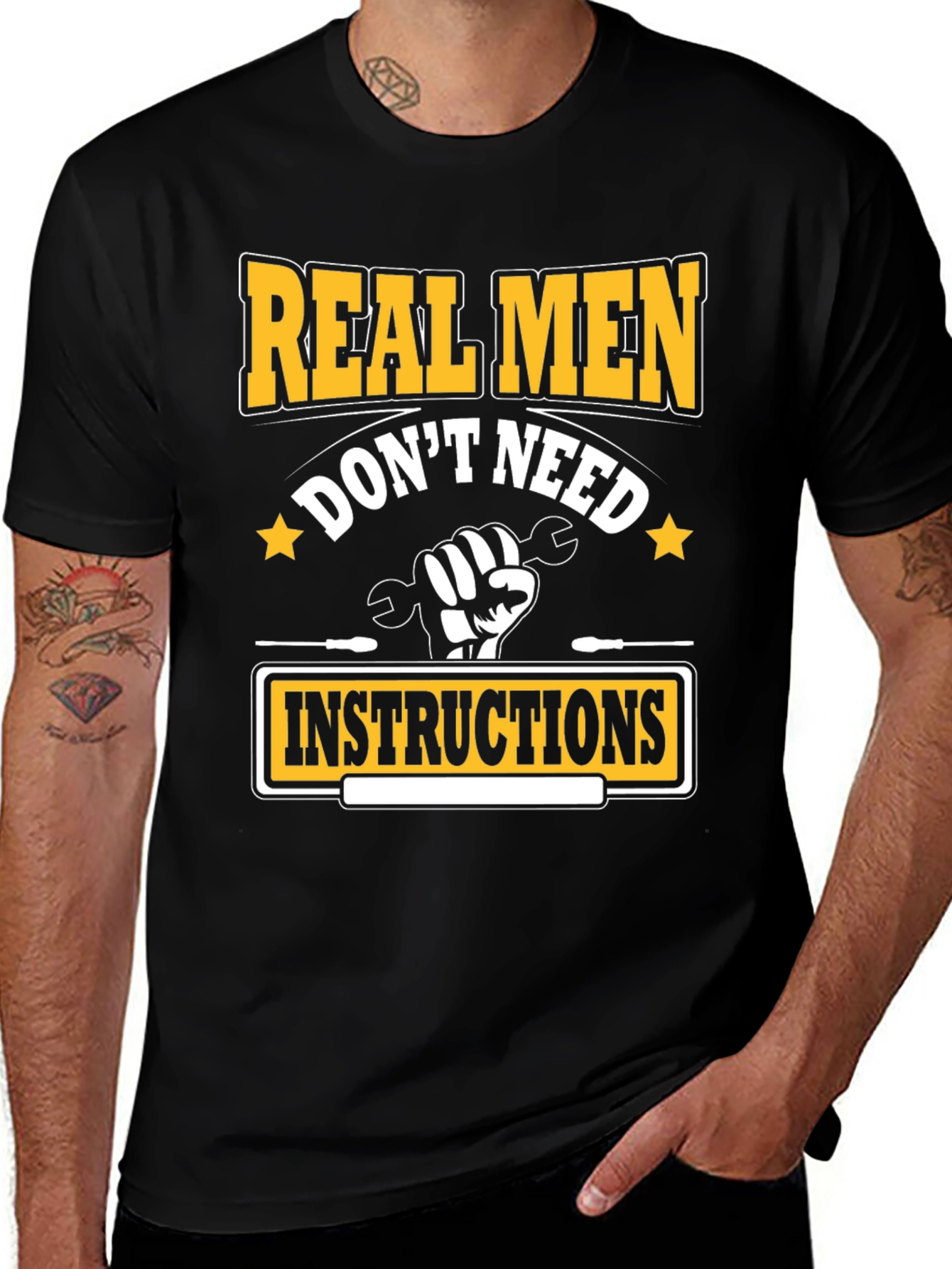 Real Men Don't Need Instructions T-Shirt