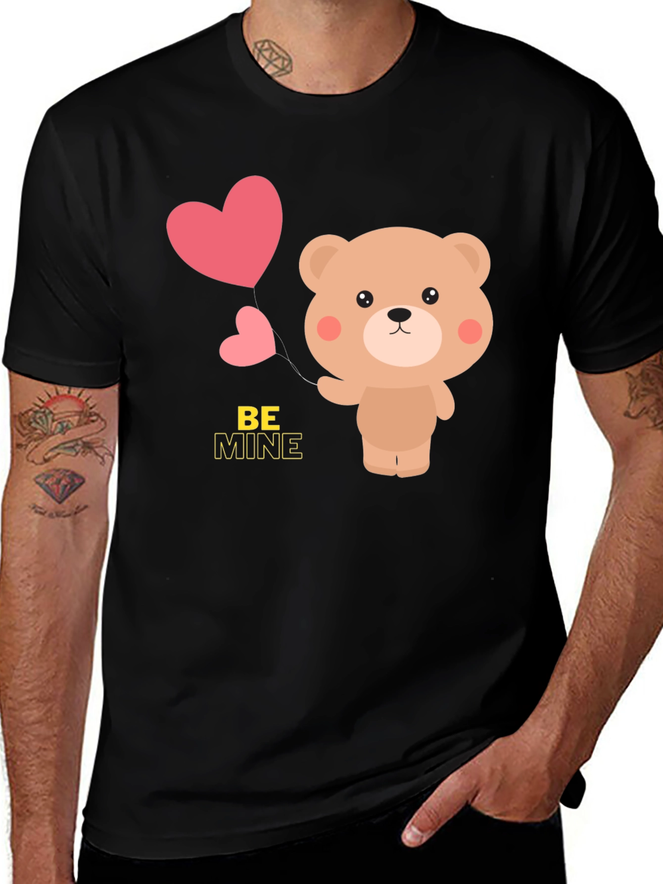 Be Mine Teddy Bear Graphic Tee