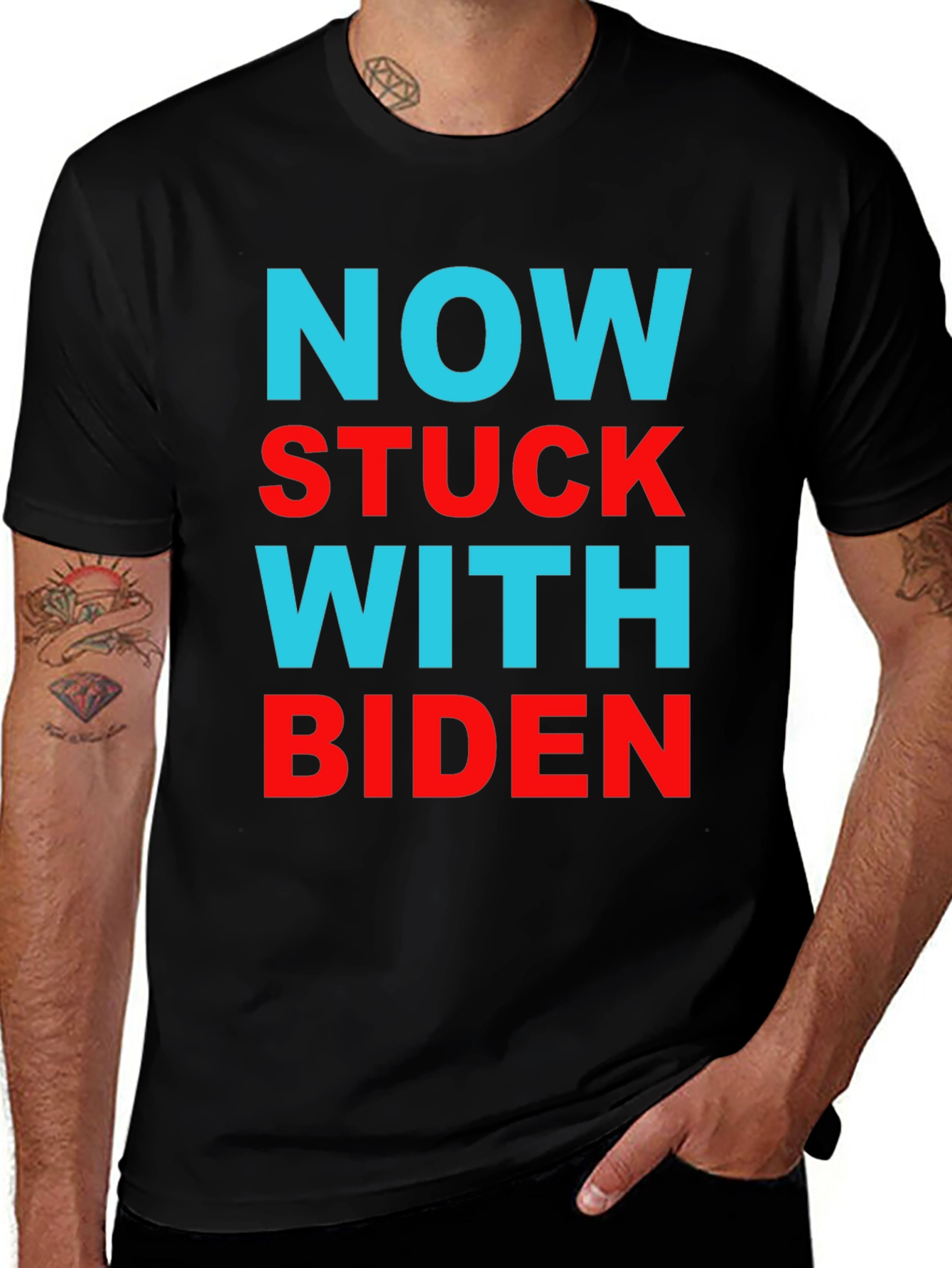 Variant 13 of Now Stuck With Biden Graphic Tee