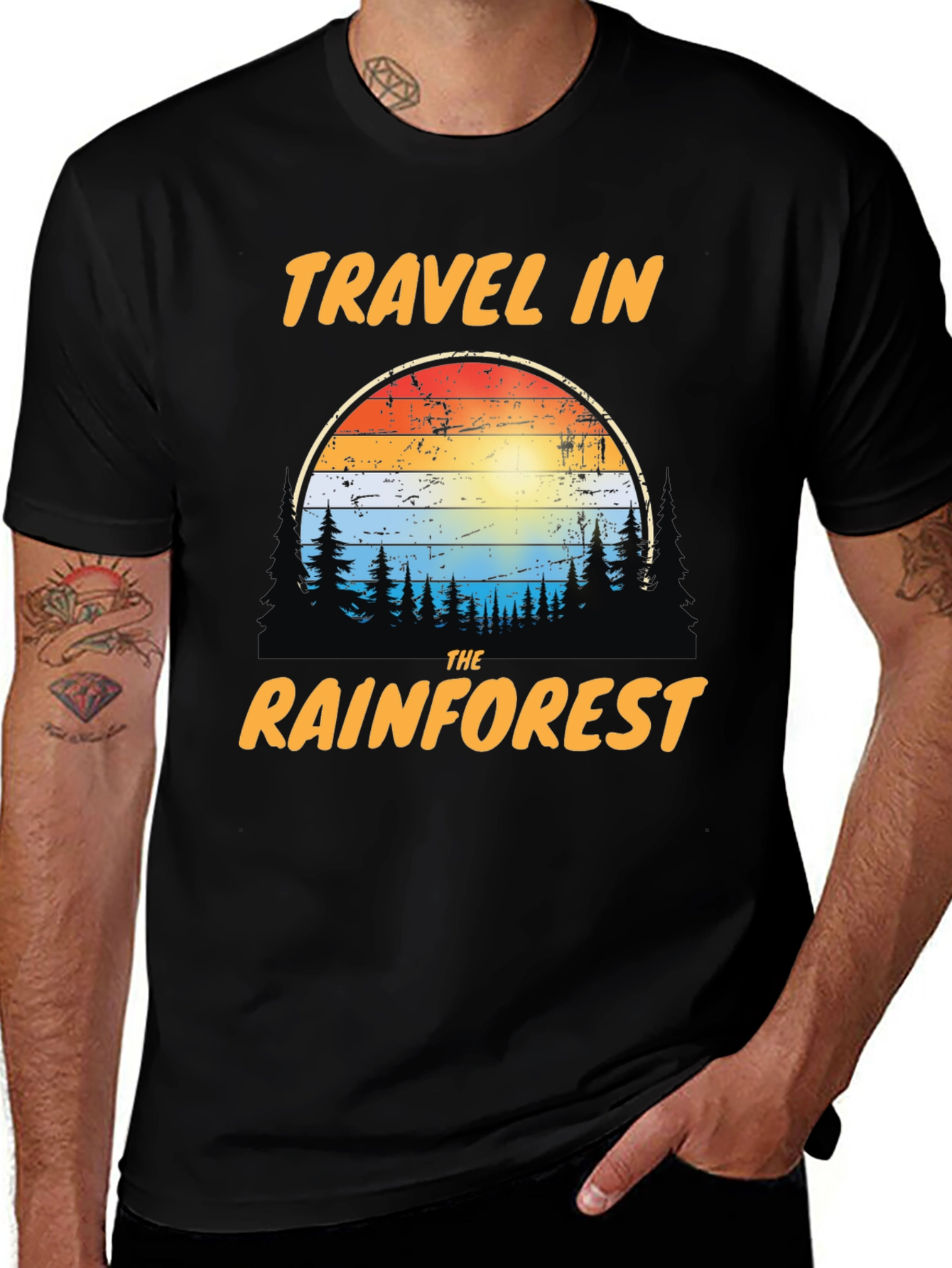 Travel In The Rainforest T-Shirt - Adventure Apparel