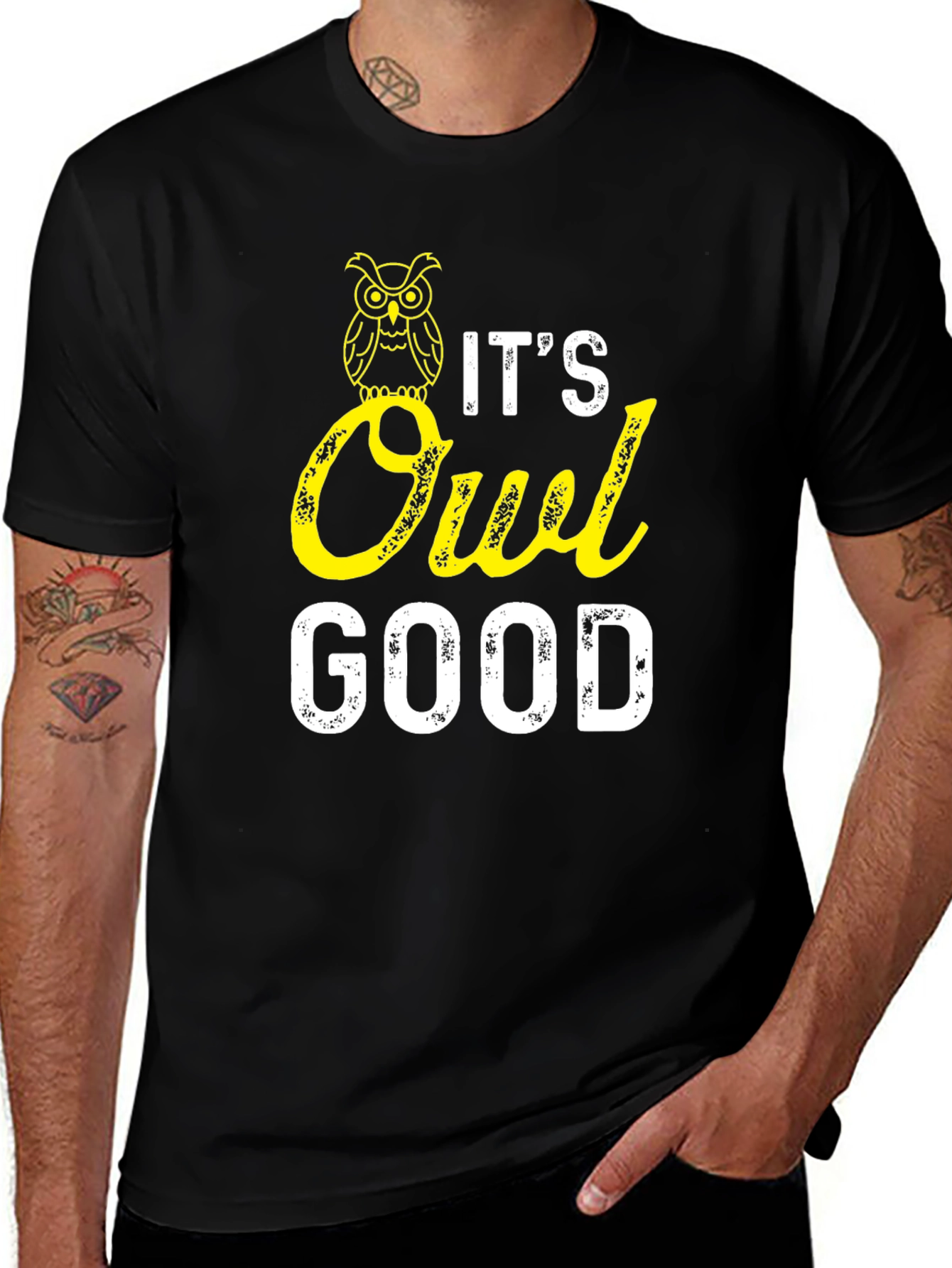 Variant 4 of It's Owl Good T-Shirt - Funny Animal Tee