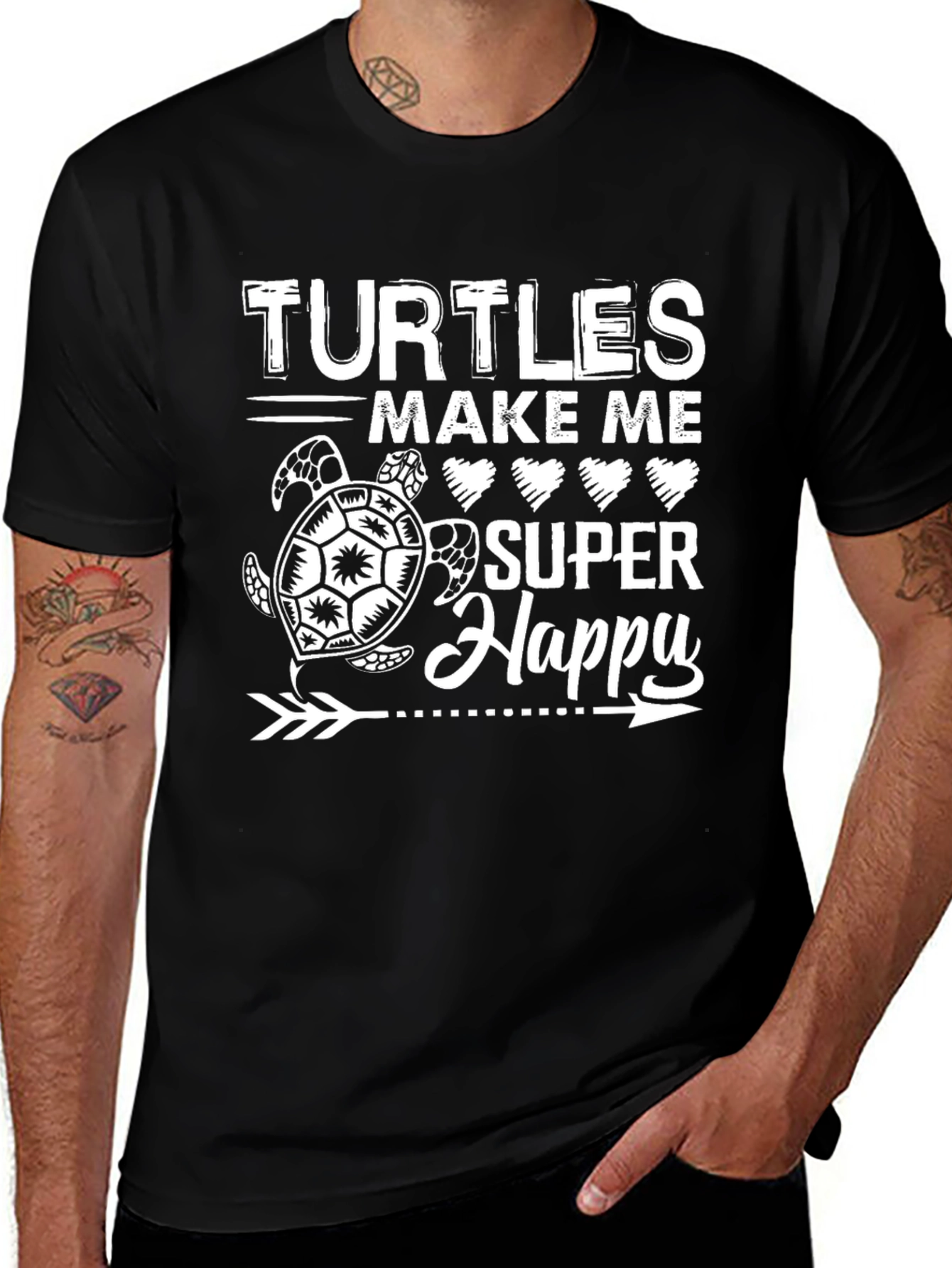 Variant 22 of Turtles Make Me Super Happy T-Shirt