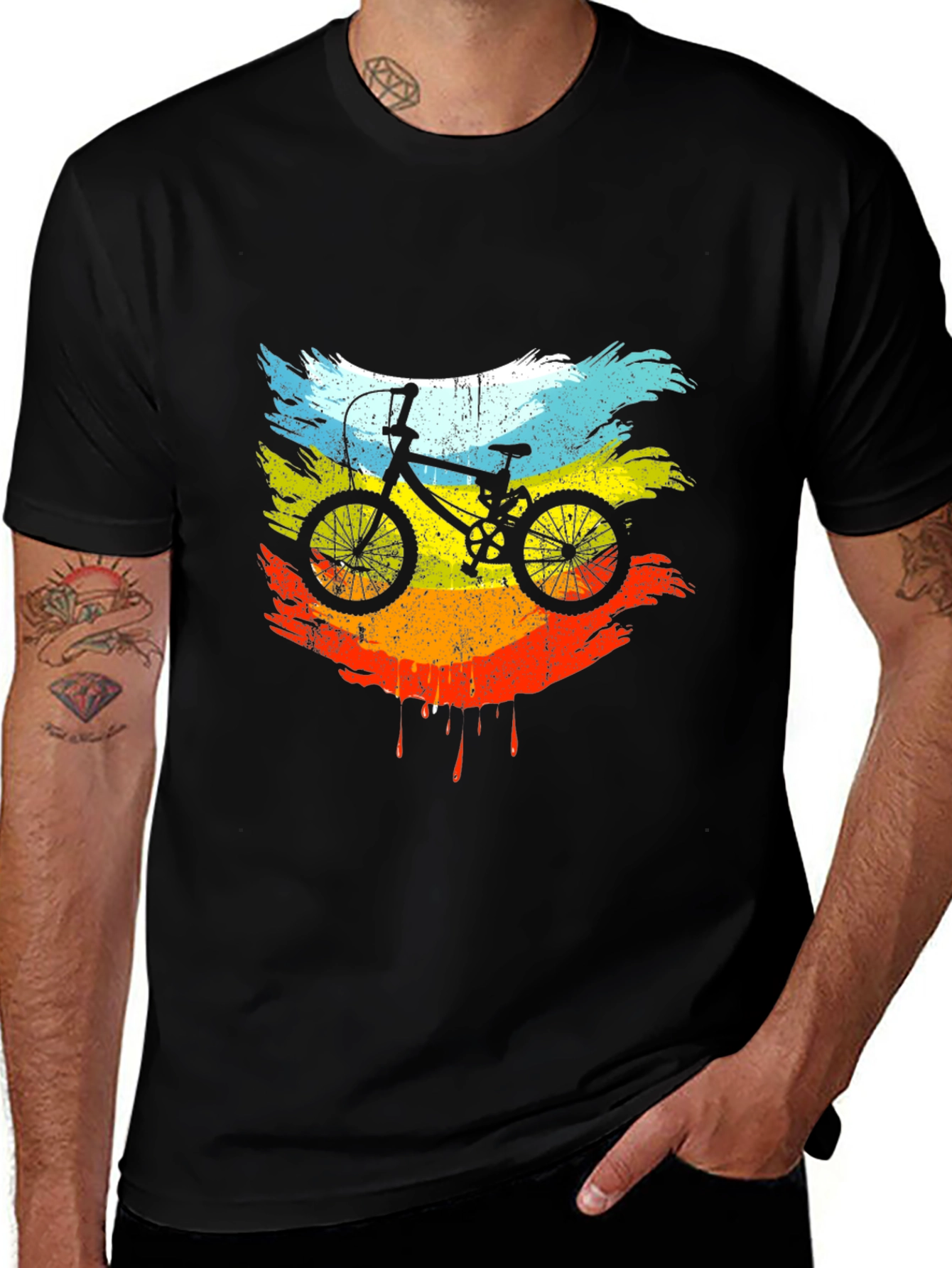 BMX Bike Graphic Tee - Retro Style